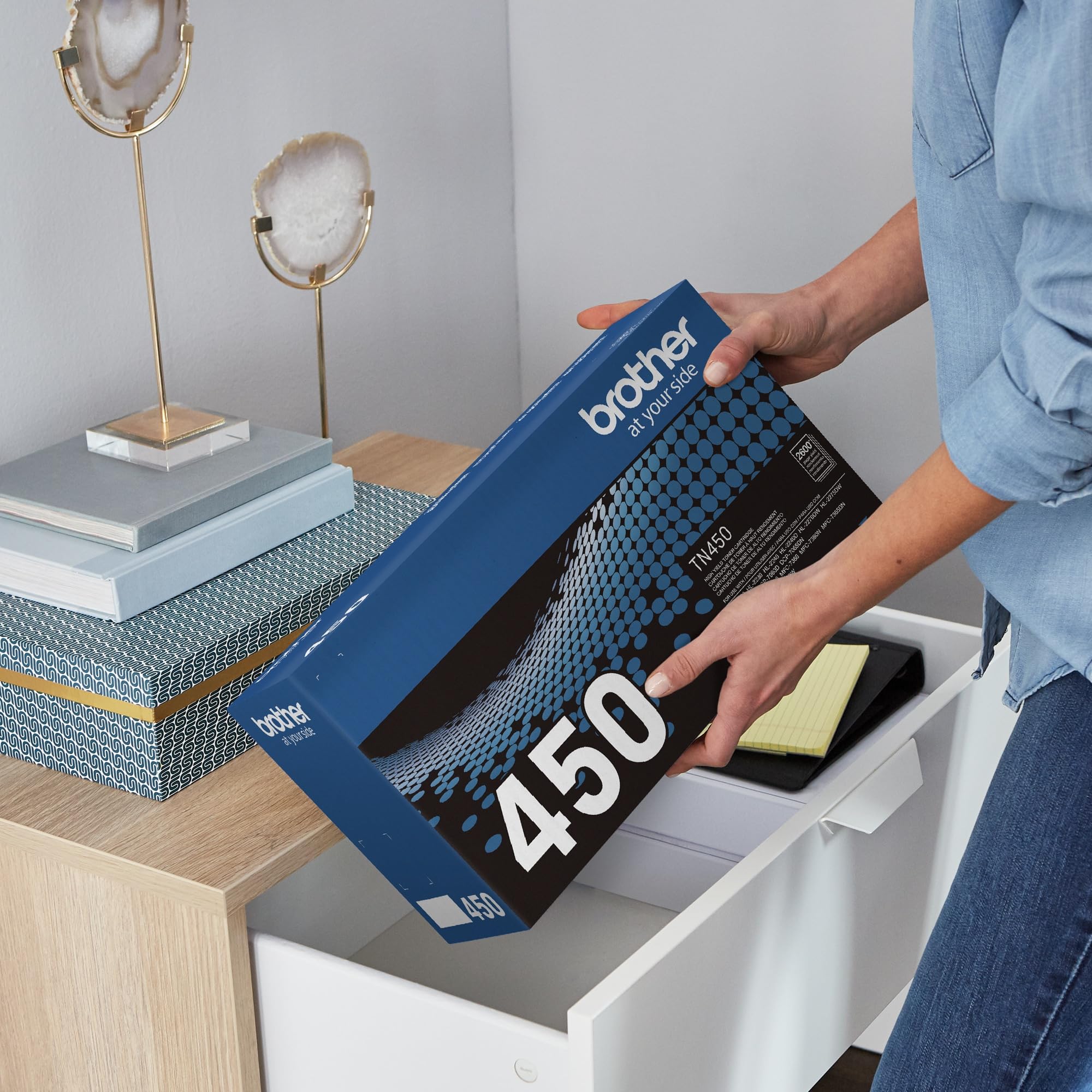 Brother Genuine TN420 Mono Laser Toner Cartridge, Black