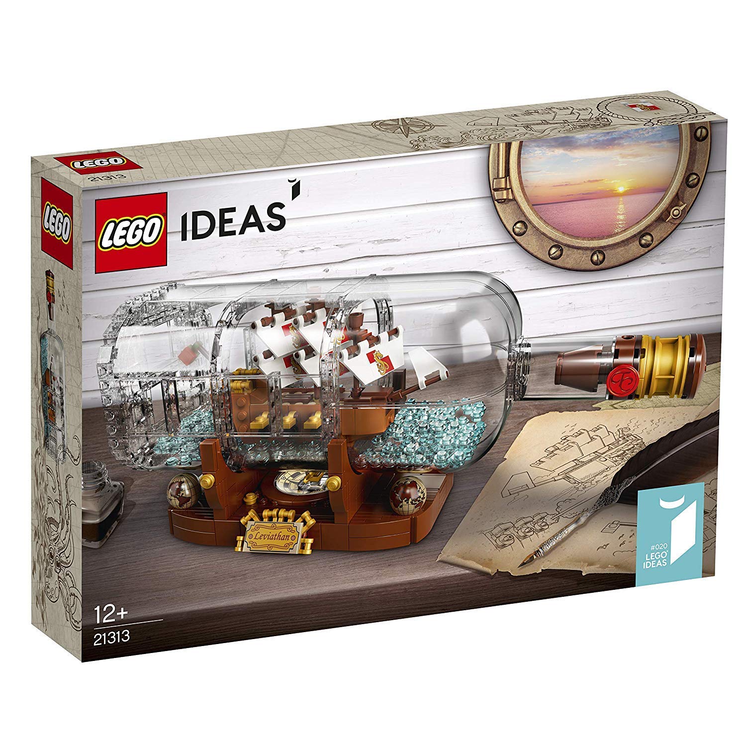 LEGO 21313 Ideas Ship in Bottle Construction
