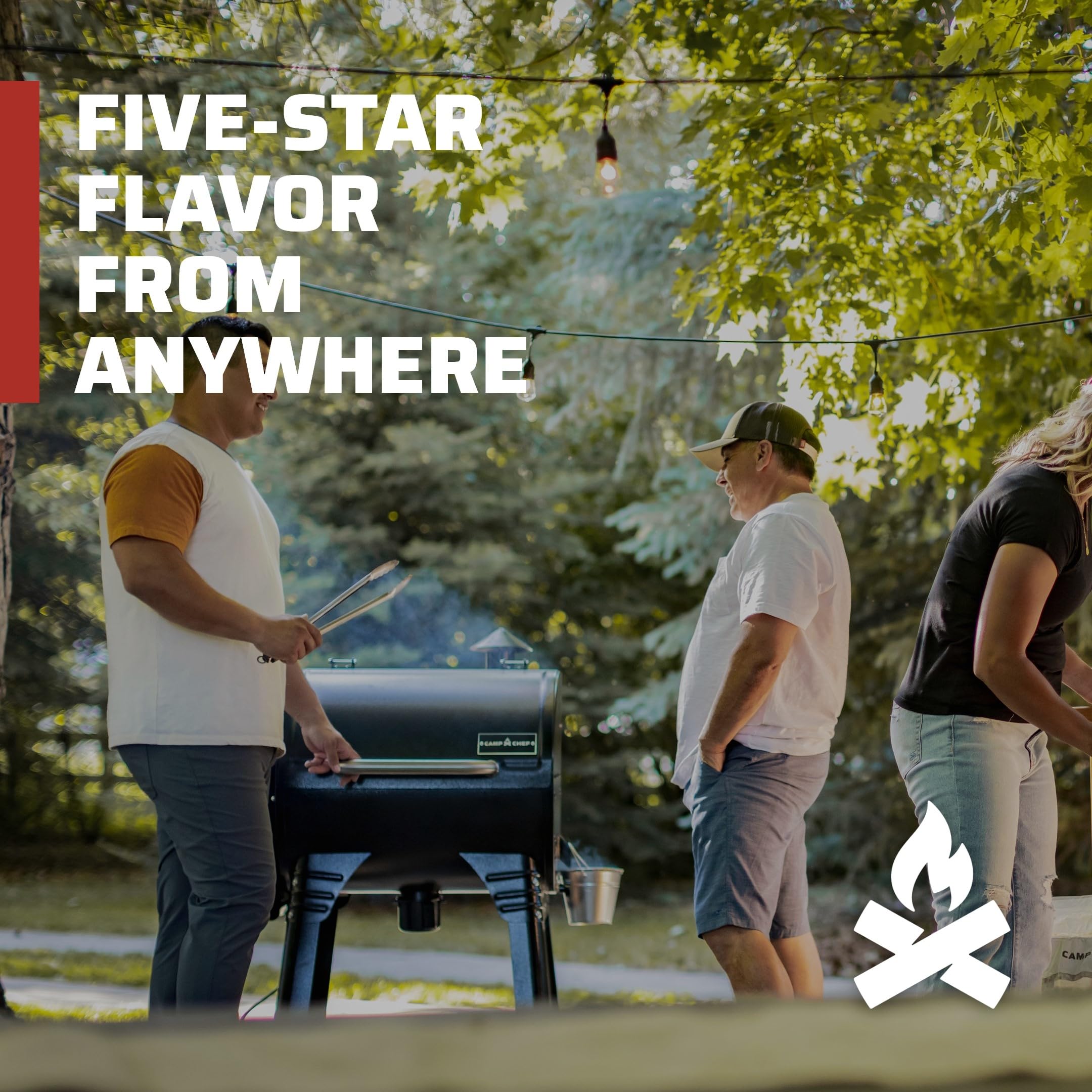 Camp Chef PG24XT Smoke Pro Pellet Grill and Smoker BBQ with Digital Controls and Stainless Temp Probe