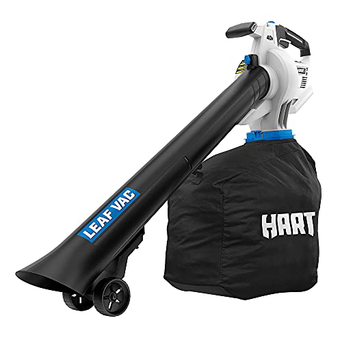 Hart 40V Cordless Leaf Vacuum Kit (Includes 4.0Ah Li-Ion Battery + Charger)