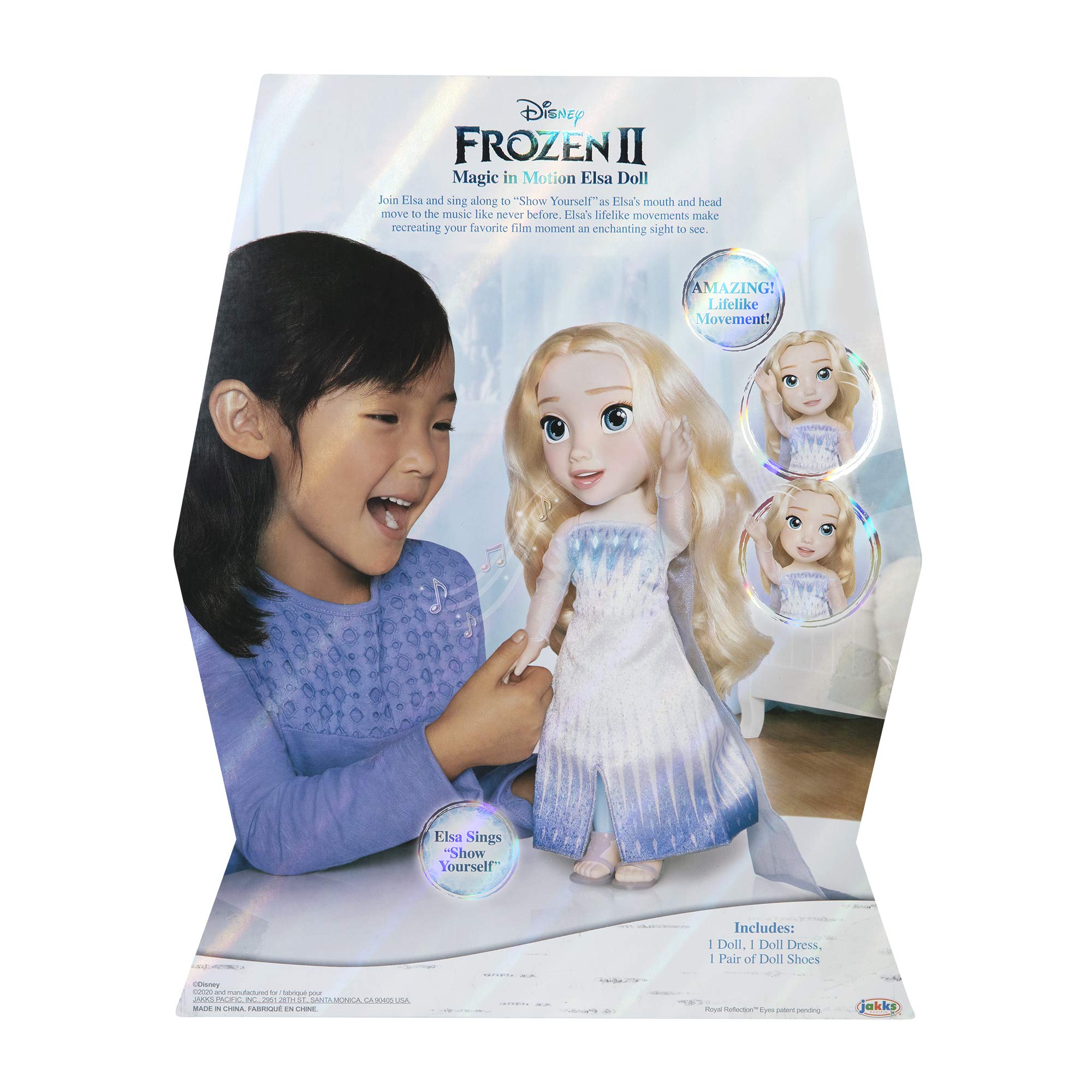 Disney Frozen 2 Feature Elsa Doll - Watch as Elsa's Lips Move as she Sings!