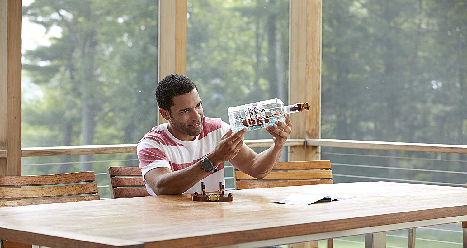 LEGO 21313 Ideas Ship in Bottle Construction