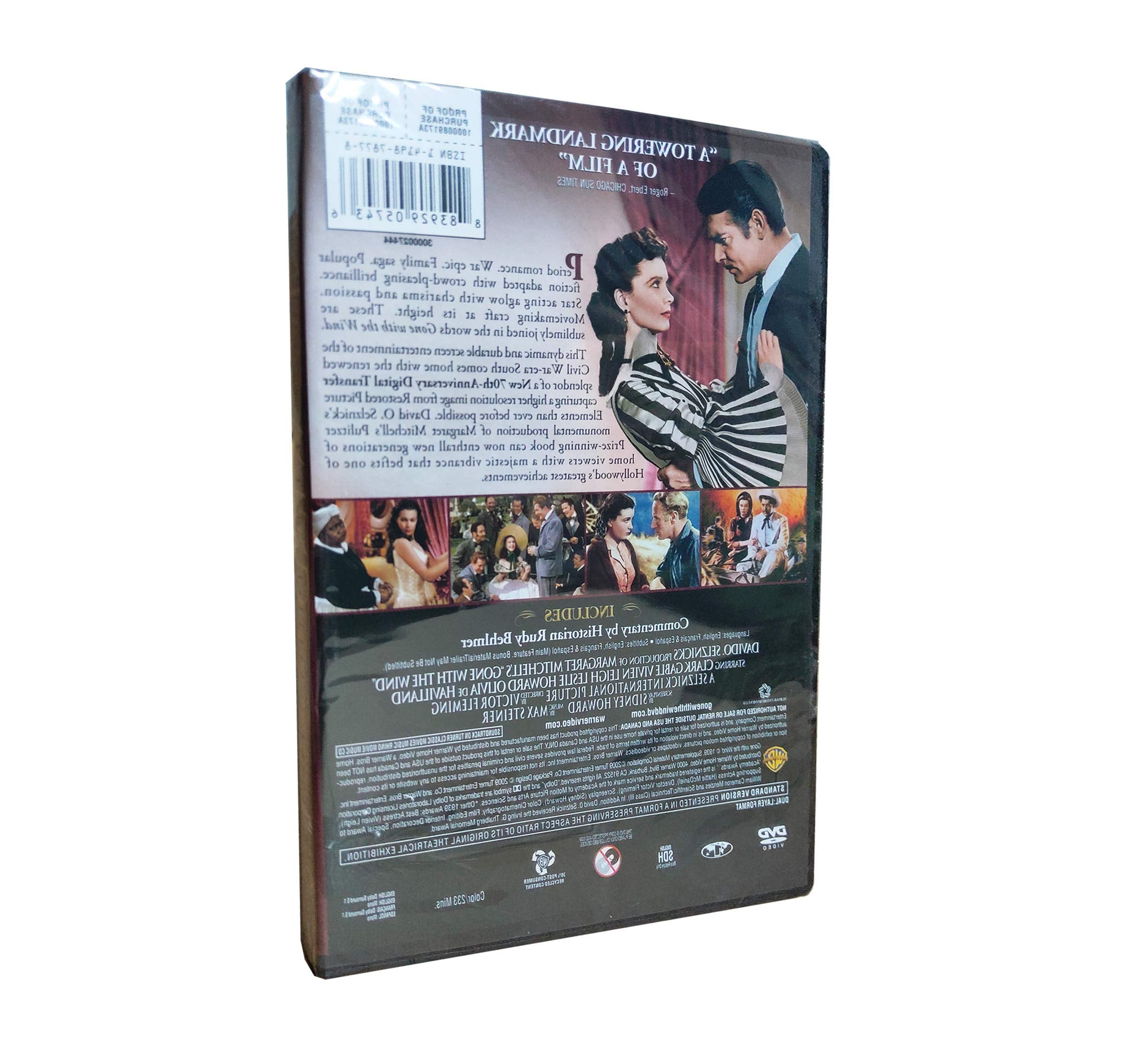 Gone with The Wind 70th Aniversary DVD