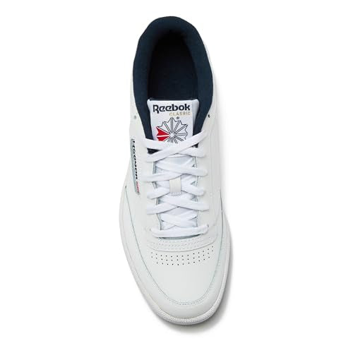 Reebok Mens Club C 85 Mens Tennis Shoes, Casual Fashion White Sneakers for Men