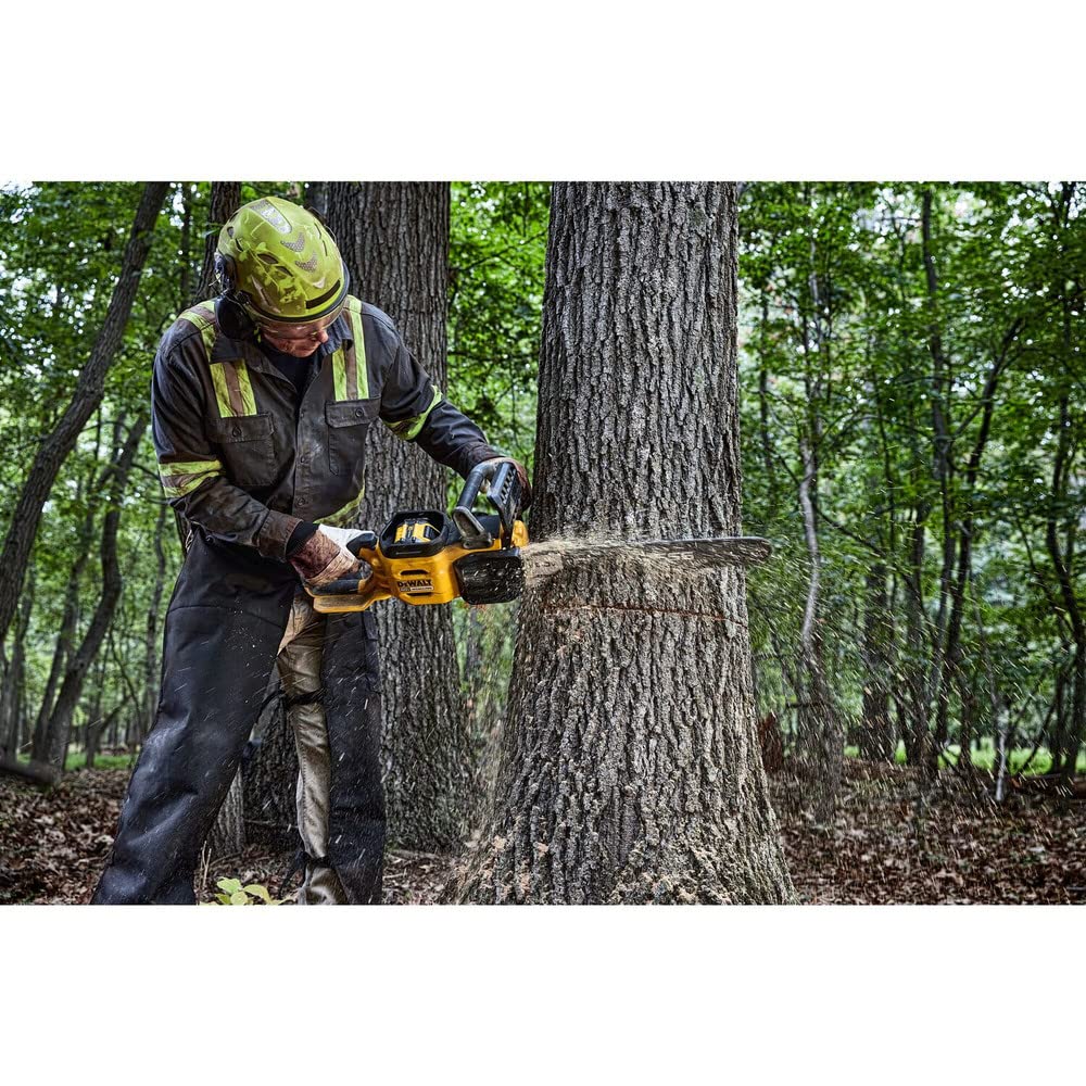 DEWALT 60V MAX Cordless Chainsaw Kit, 20 in., Battery & Charger Included (DCCS677Y1)