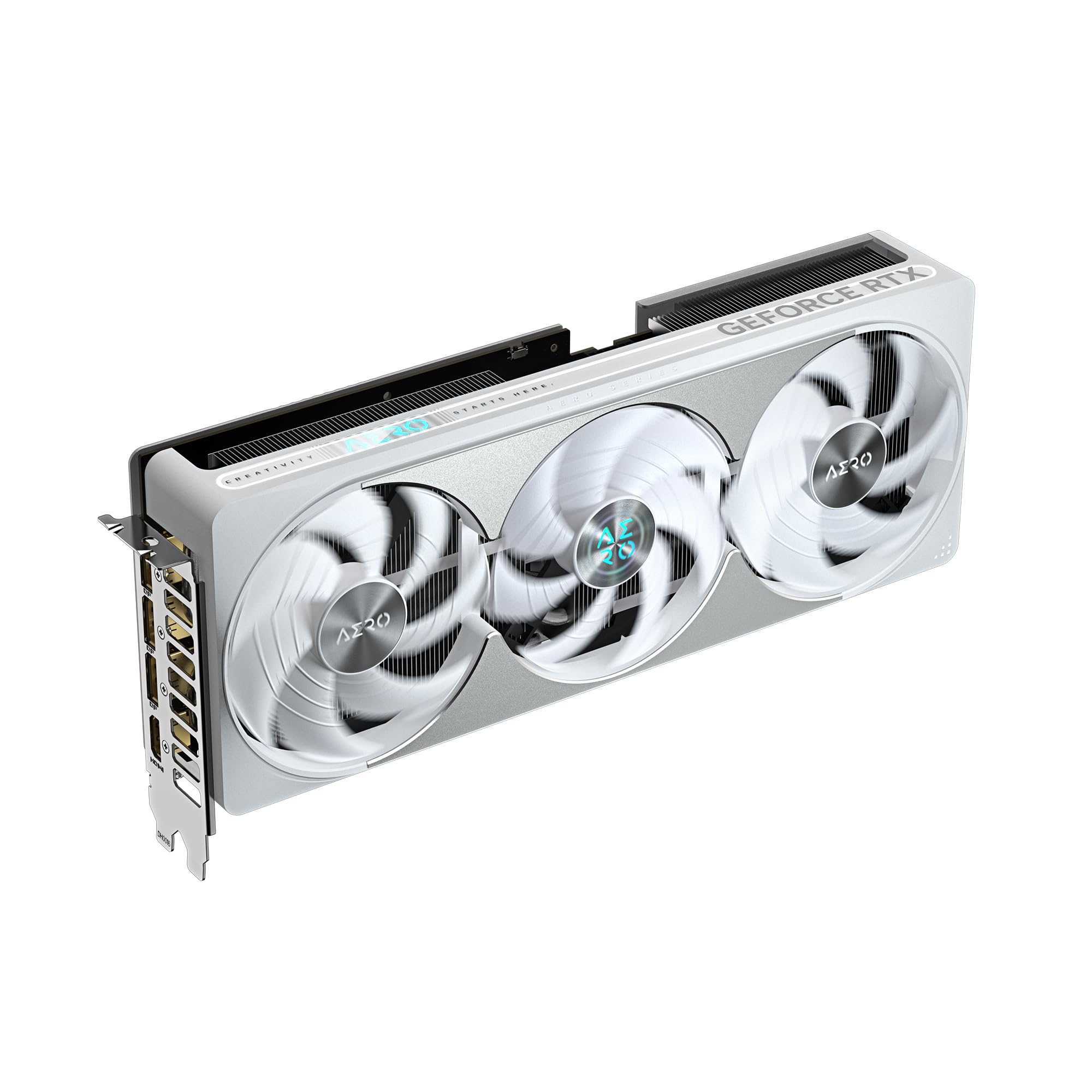 Gigabyte GeForce RTX 5080 AERO OC SFF 16G Graphics Card - 16GB GDDR7, 256 Bit, PCI-E 5.0, 2730MHz Core Clock, 3 x DisplayPort, 1 x HDMI, GV-N5080AERO OC-16GD