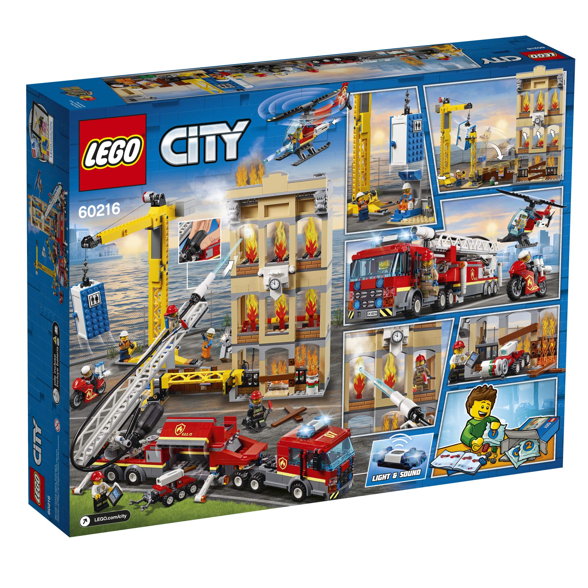 LEGO City Downtown Fire Brigade 60216 (943 Pieces)
