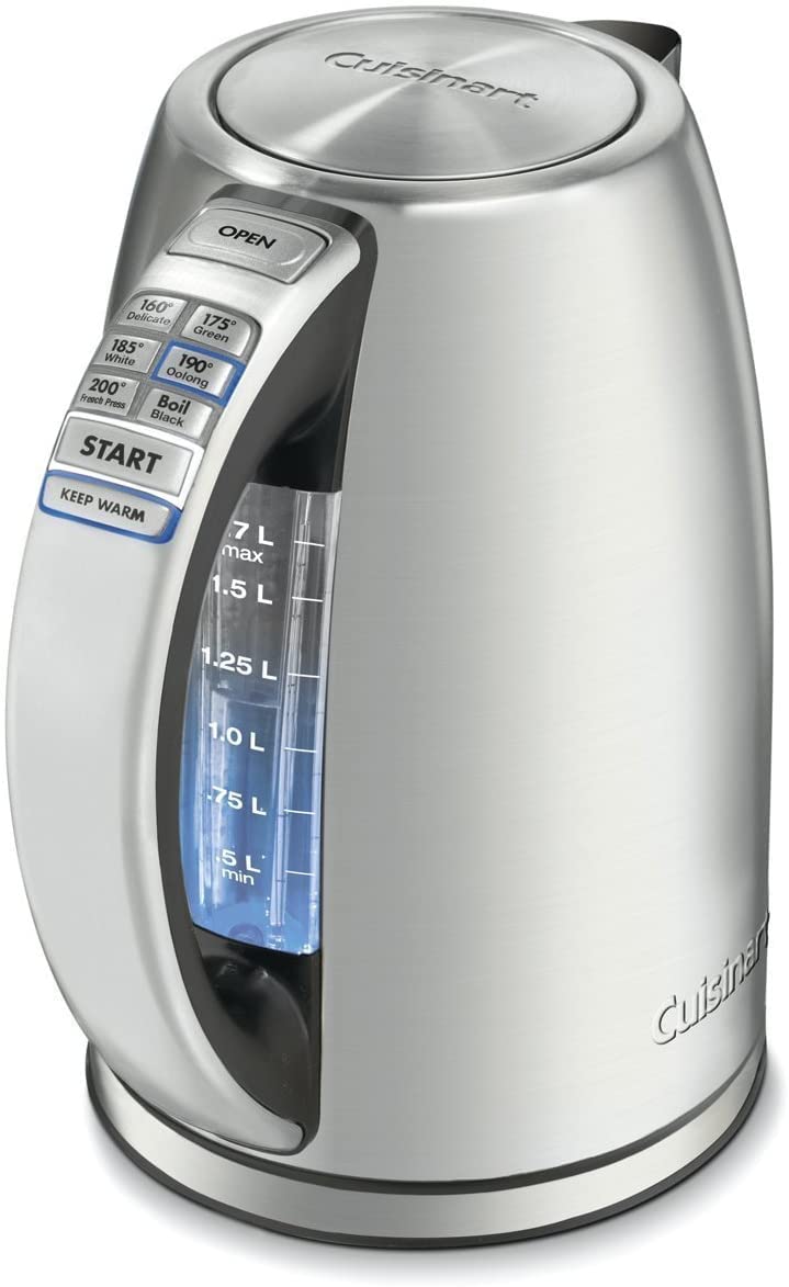 Cuisinart PerfecTemp 1.7-Liter Electric Kettle Cordless Electric Tea Kettle