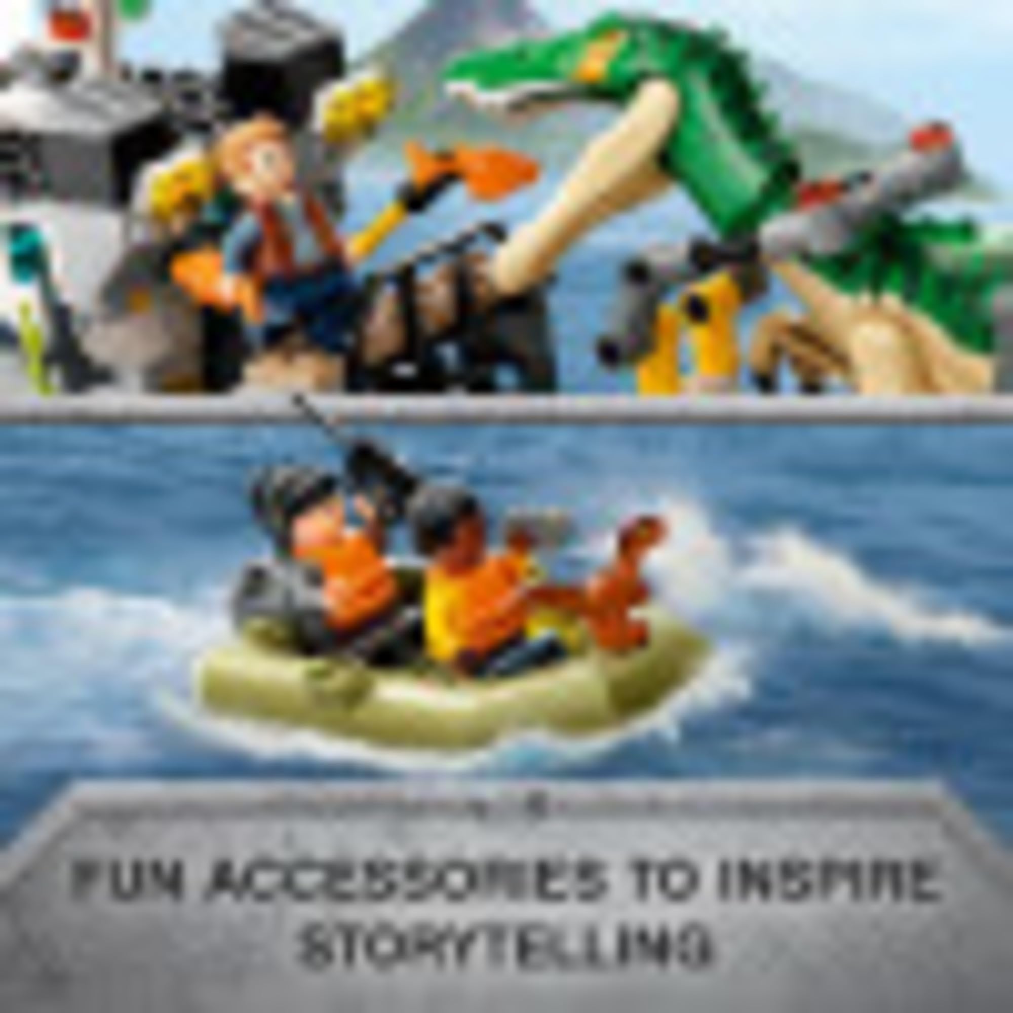 Lego Jurassic World Baryonyx Dinosaur Boat Escape 76942 (308 Pieces)