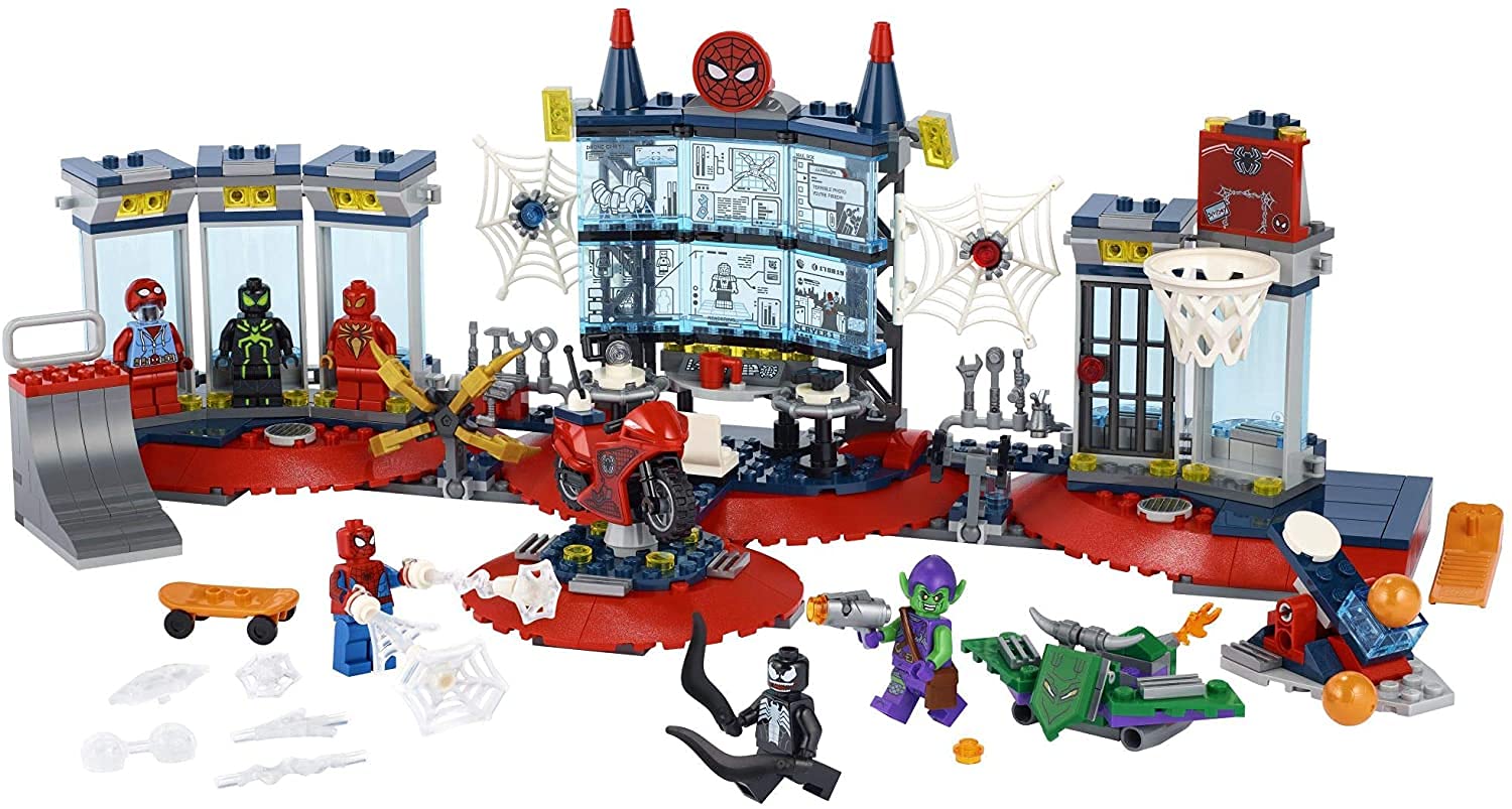 LEGO Marvel Spider-Man Attack on The Spider Lair 76175 (466 Pieces)