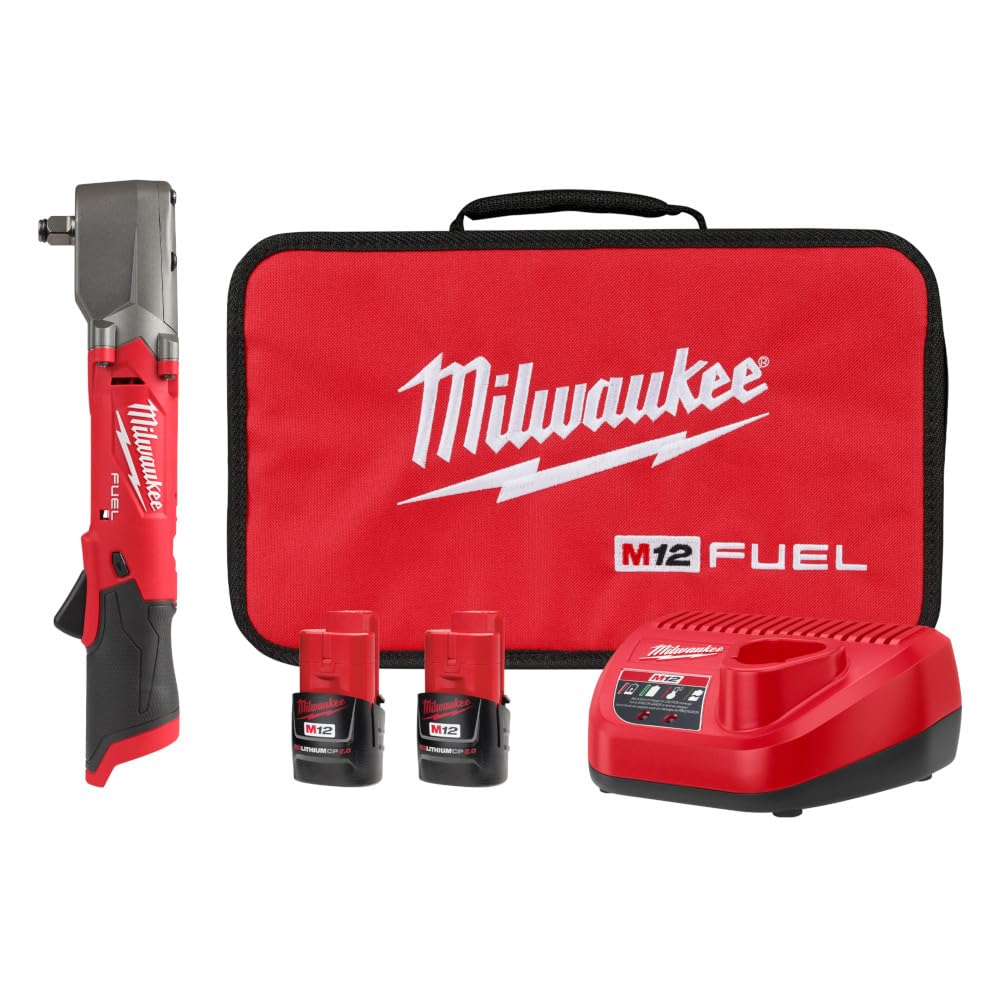Milwaukee Electric - M12 Fuel 1/2 Right Angle IMP Wrench KIT