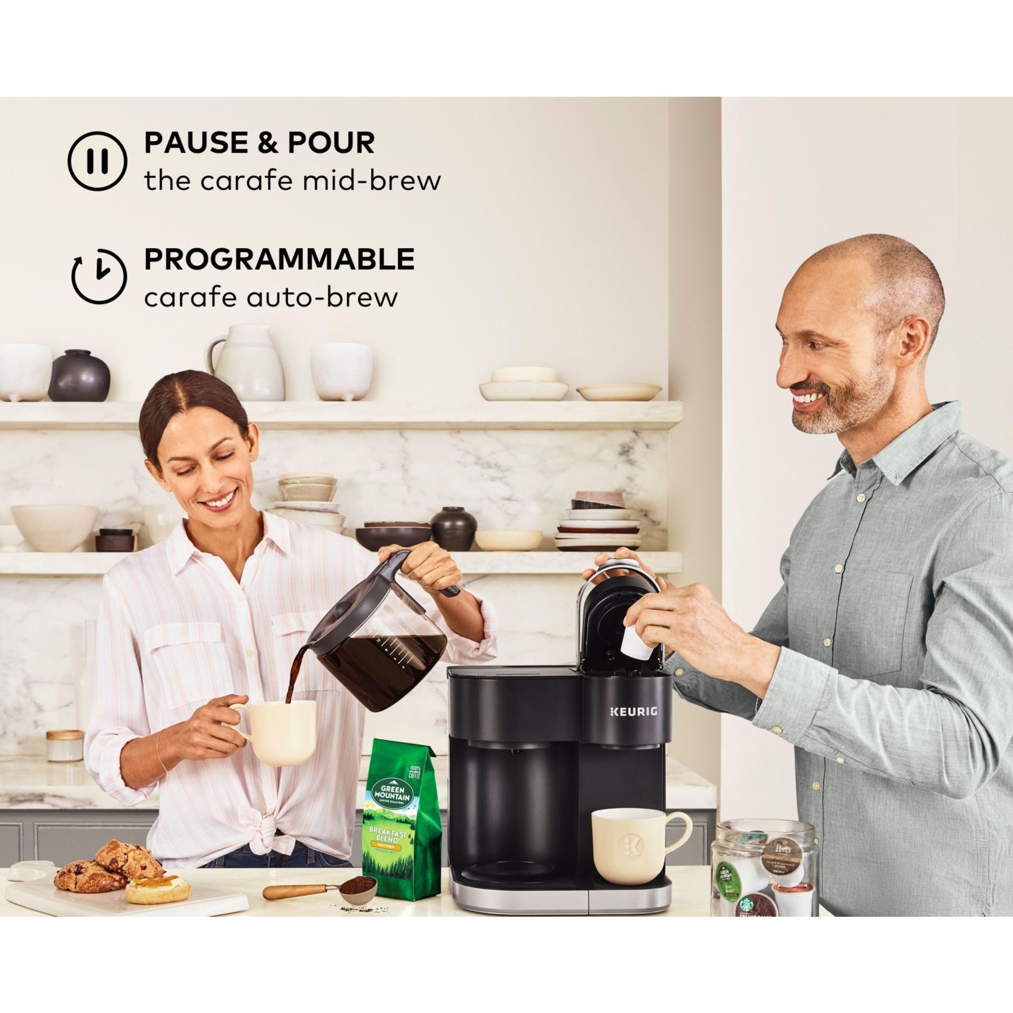 Keurig K-Duo Single Serve K-Cup Pod & Carafe Coffee Maker