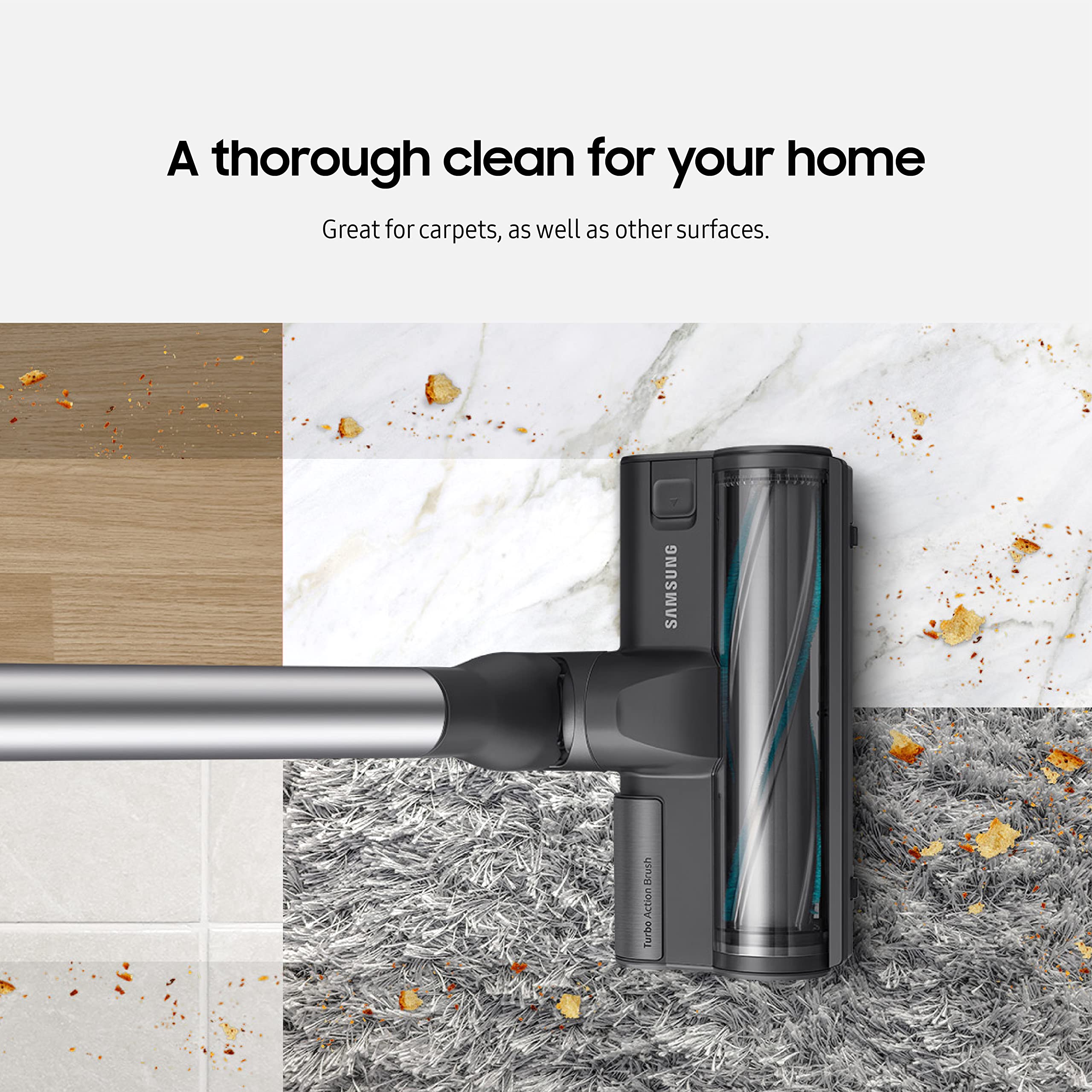 SAMSUNG Jet 75 Complete Cordless Stick Vacuum Cleaner w/ Clean Station