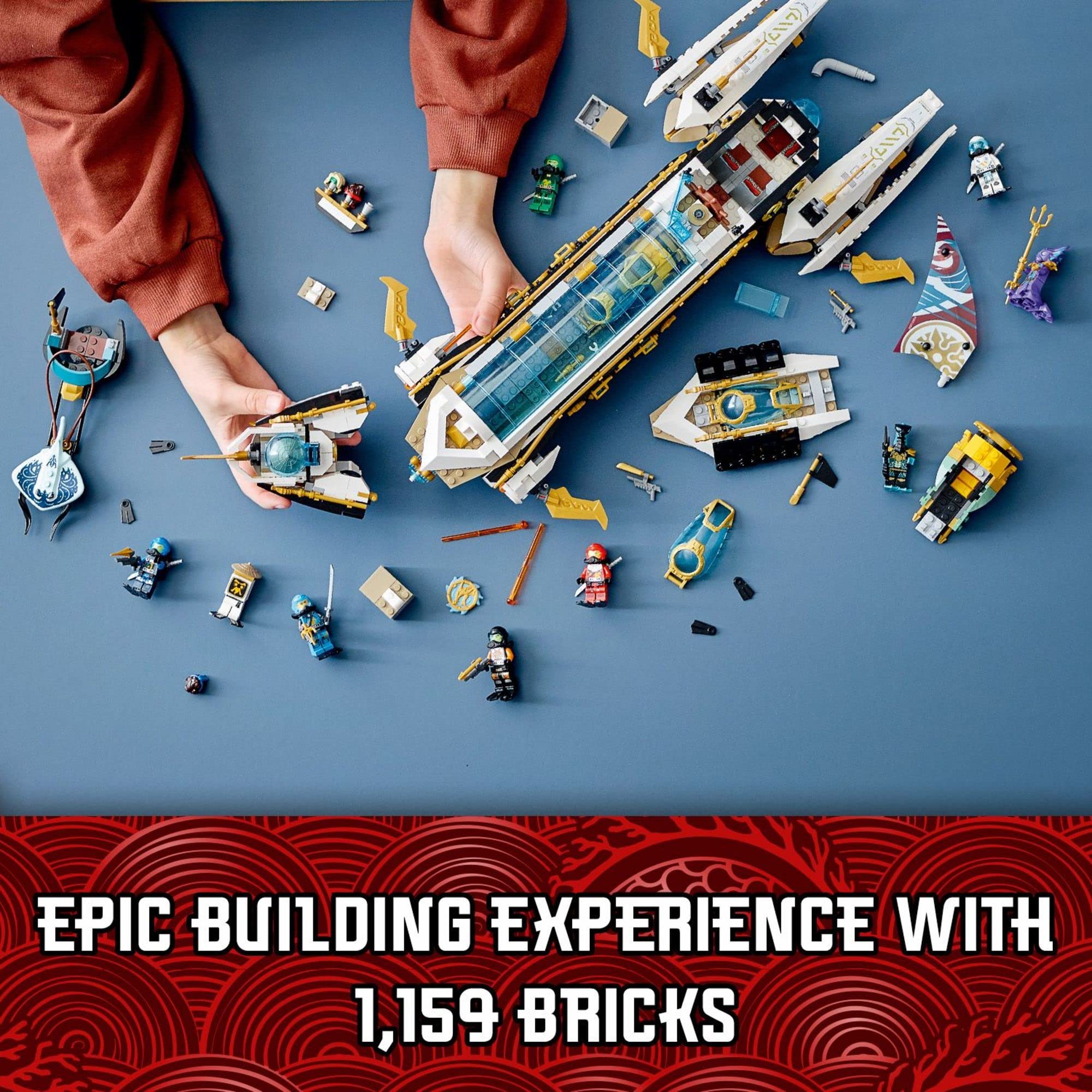 Lego Ninjago Hydro Bounty 71756 (1,159 Pieces)