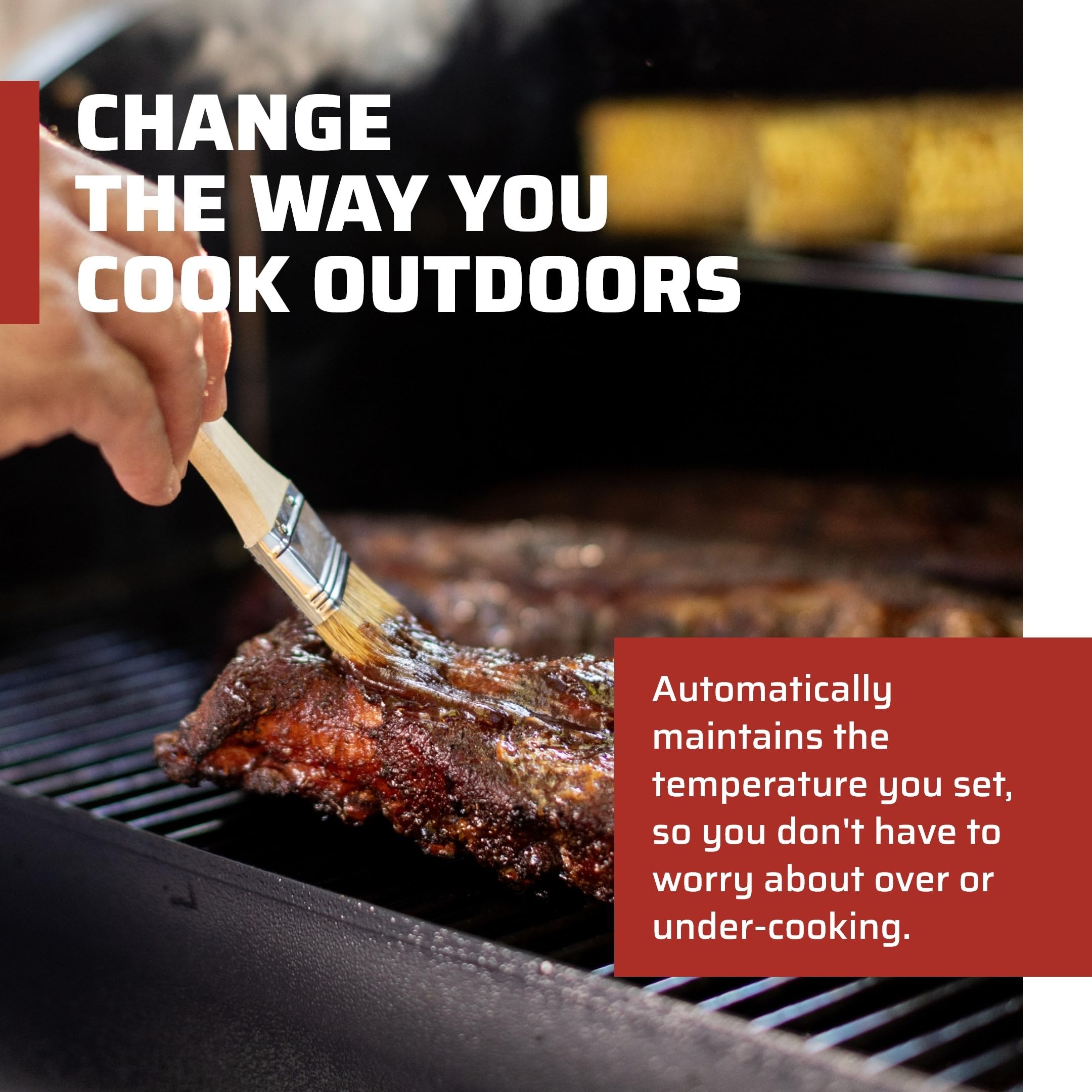 Camp Chef PG24XT Smoke Pro Pellet Grill and Smoker BBQ with Digital Controls and Stainless Temp Probe