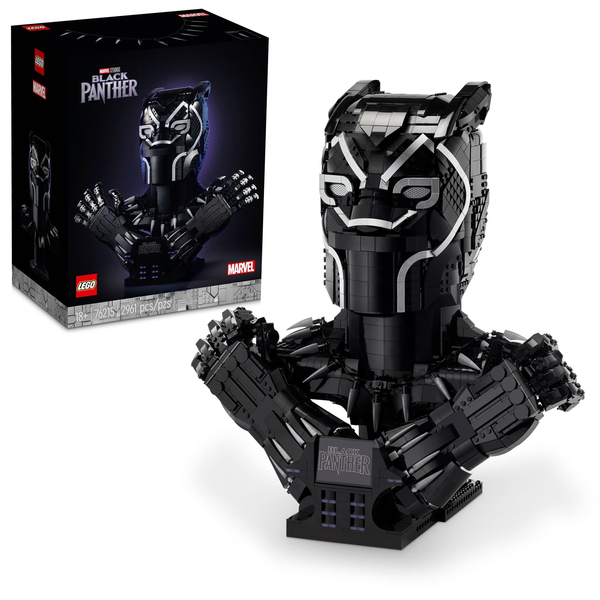 LEGO Marvel Black Panther King T’Challa Model Building Kit 76215