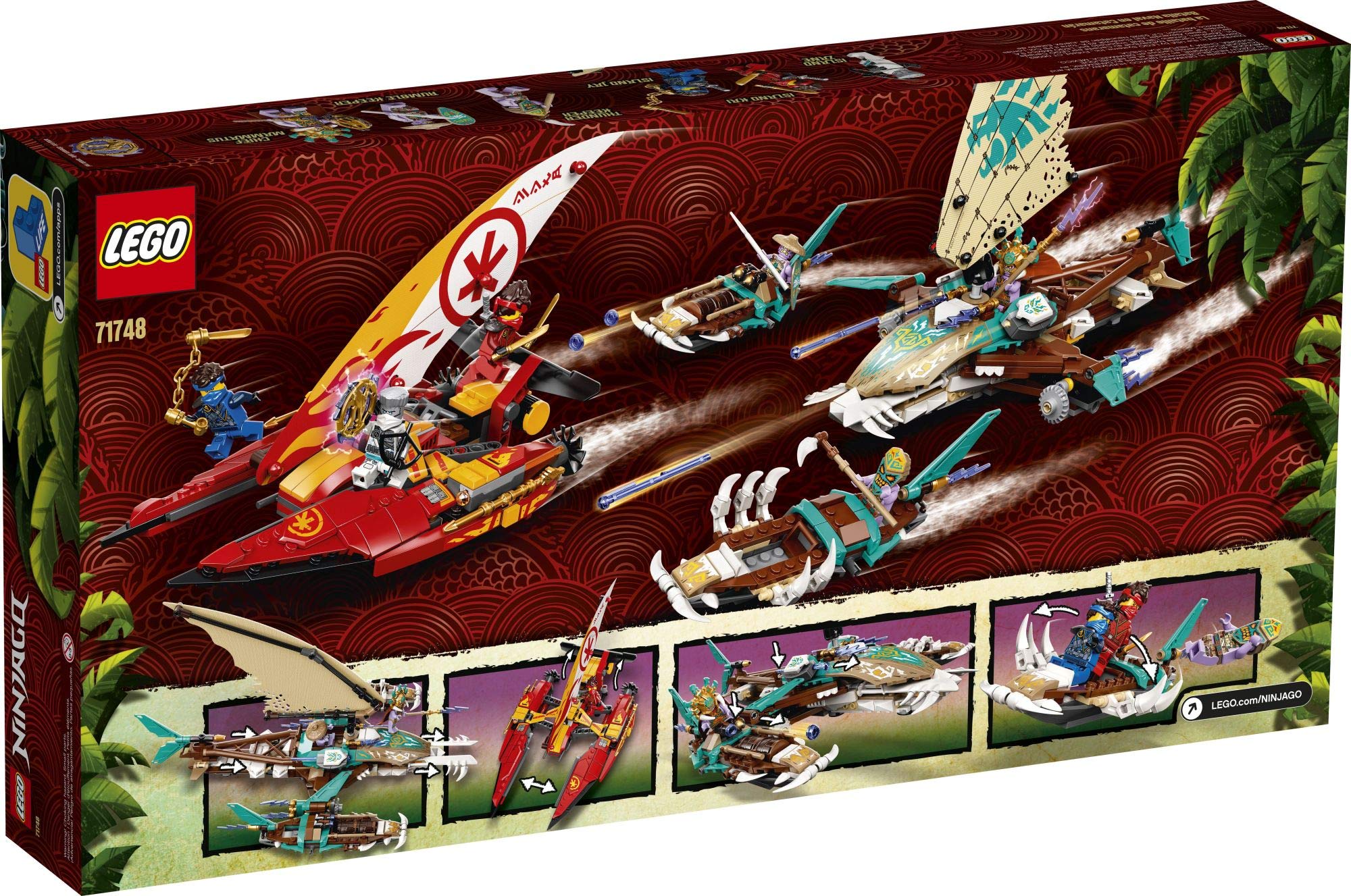 Lego NINJAGO Catamaran Sea Battle 71748 (780 Pieces)