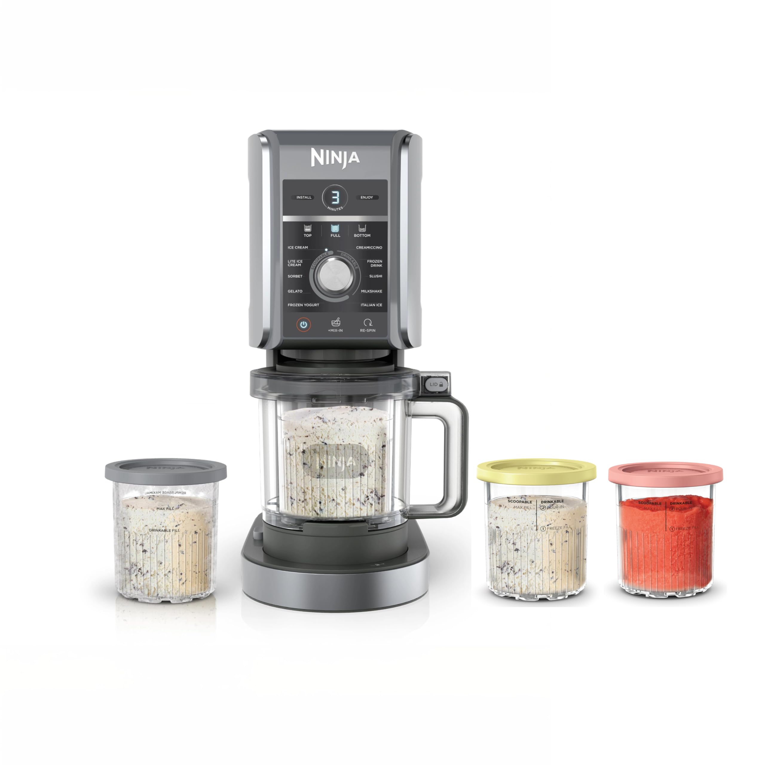 Ninja CREAMi Deluxe Ice Cream & Frozen Treat Maker 11 in 1