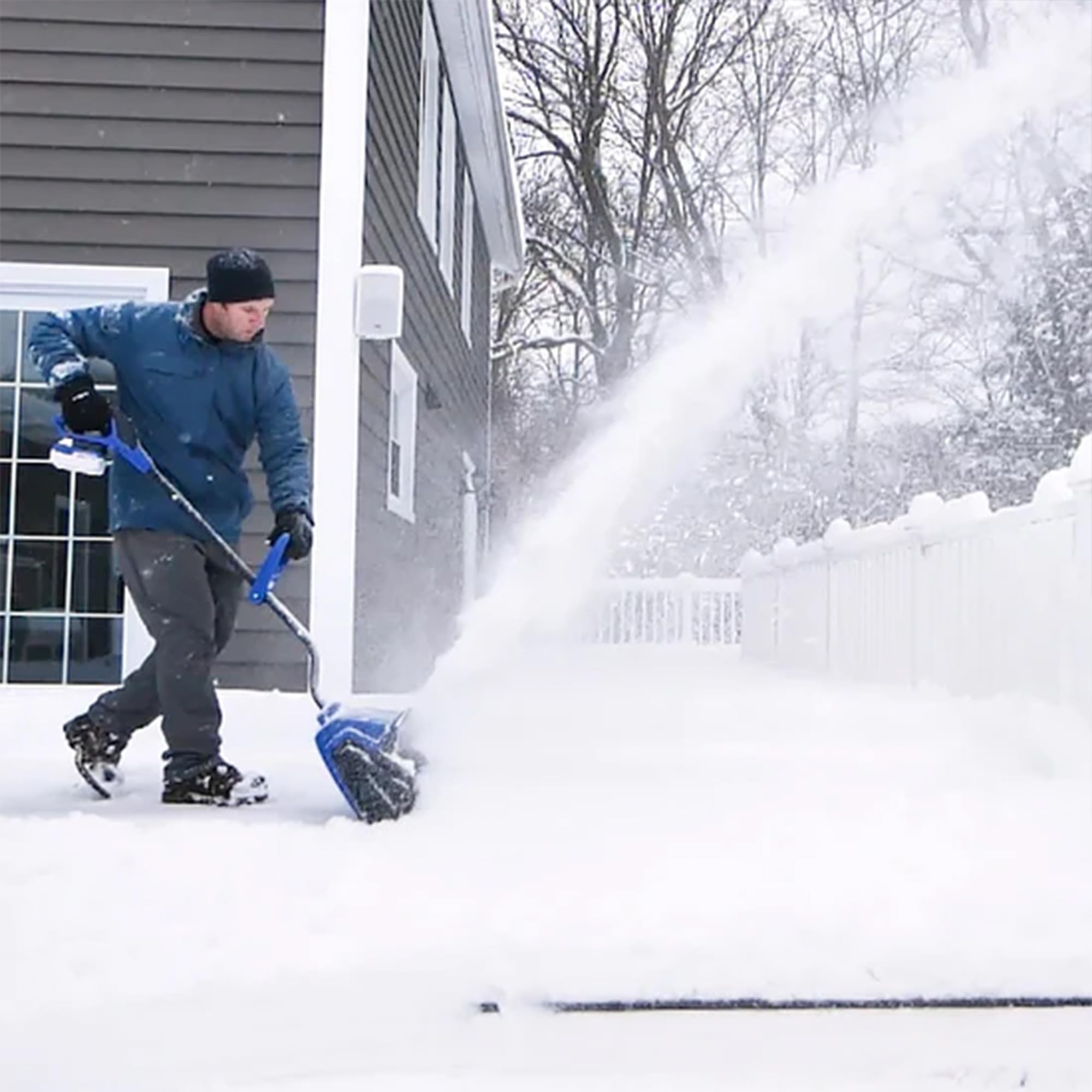 Snow Joe 24V Cordless Electric Shovel Kit w/Battery & Charger, 13″ Clearing Width, 400W Motor