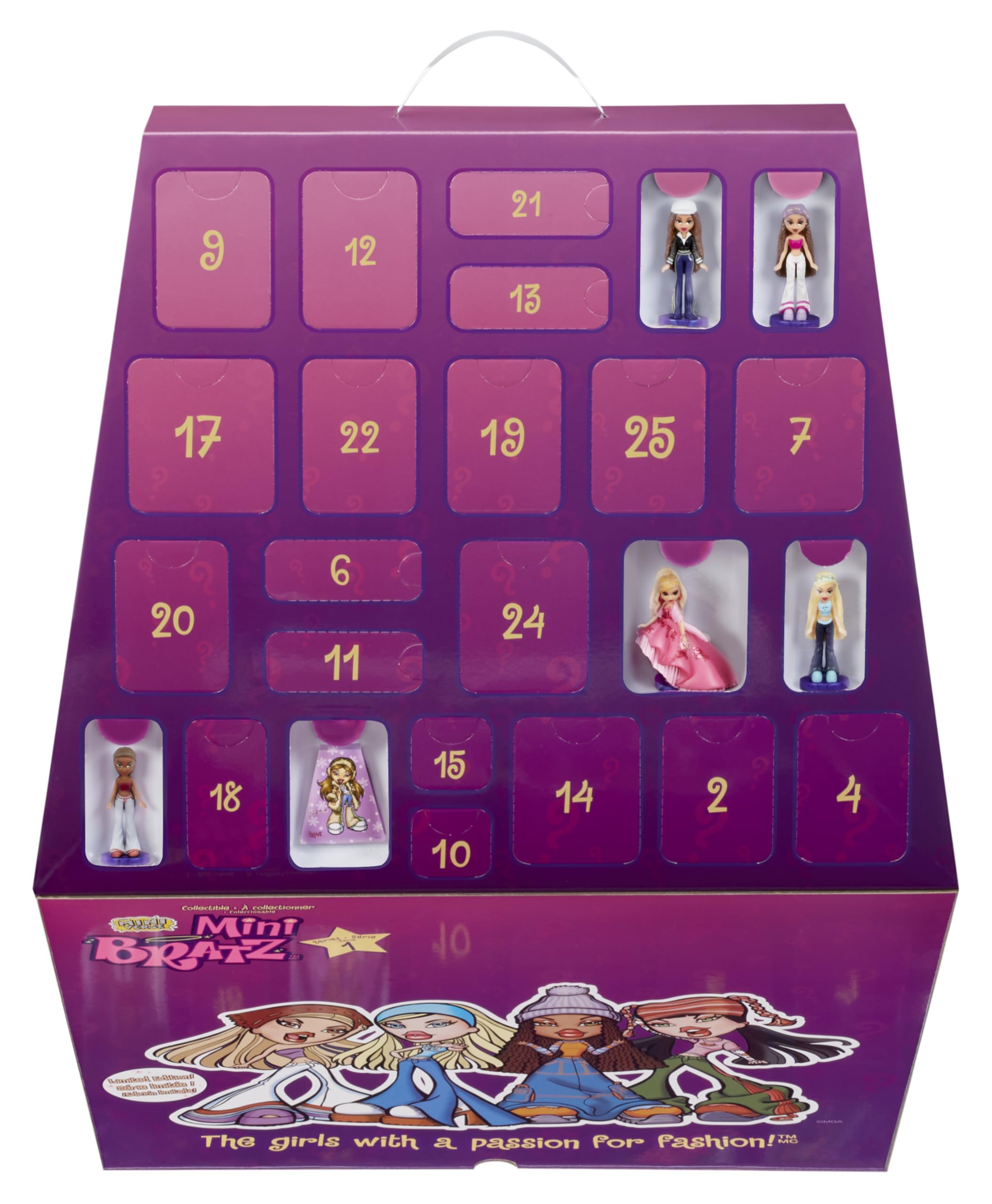 MGA's Miniverse Bratz Minis Advent Calendar - 25 Surprises, Y2K Nostalgia