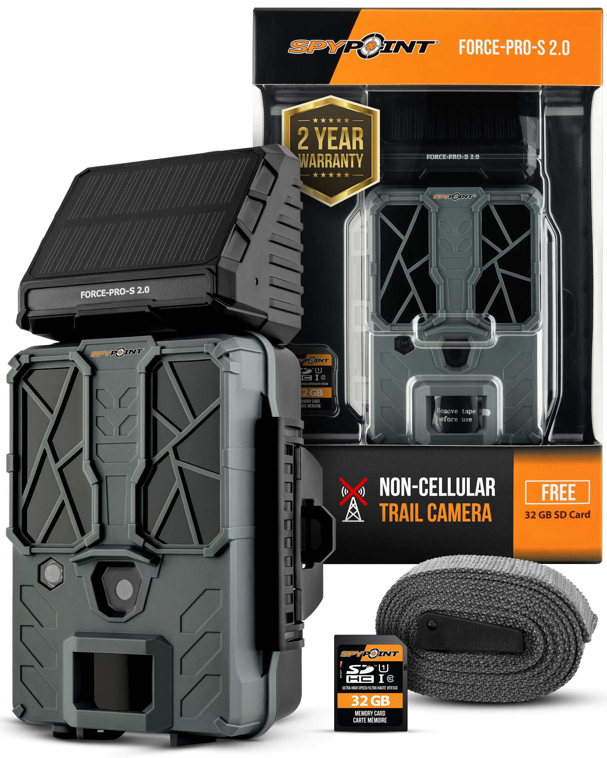 SPYPOINT Force-PRO-S 2.0 Solar Trail Camera