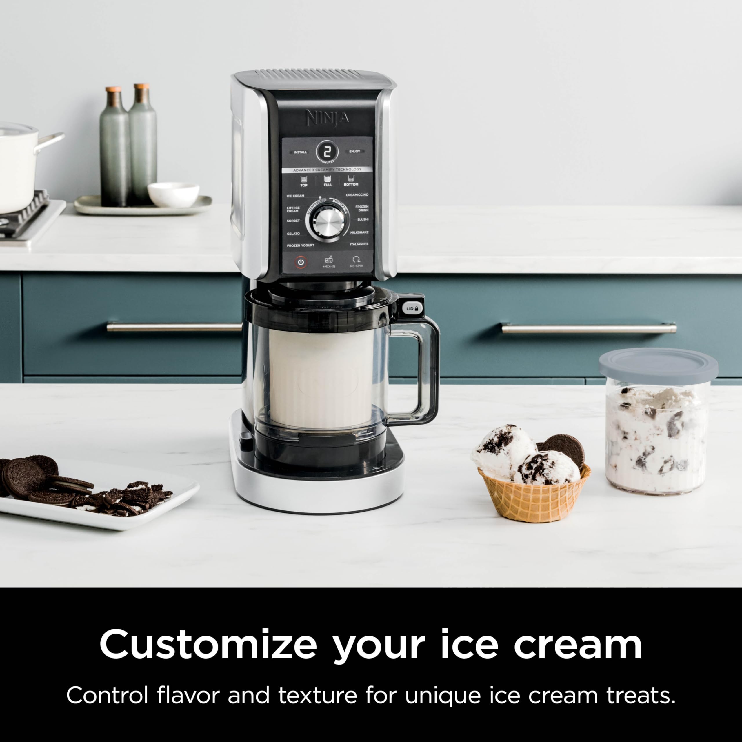 Ninja CREAMi Deluxe Ice Cream & Frozen Treat Maker 11 in 1