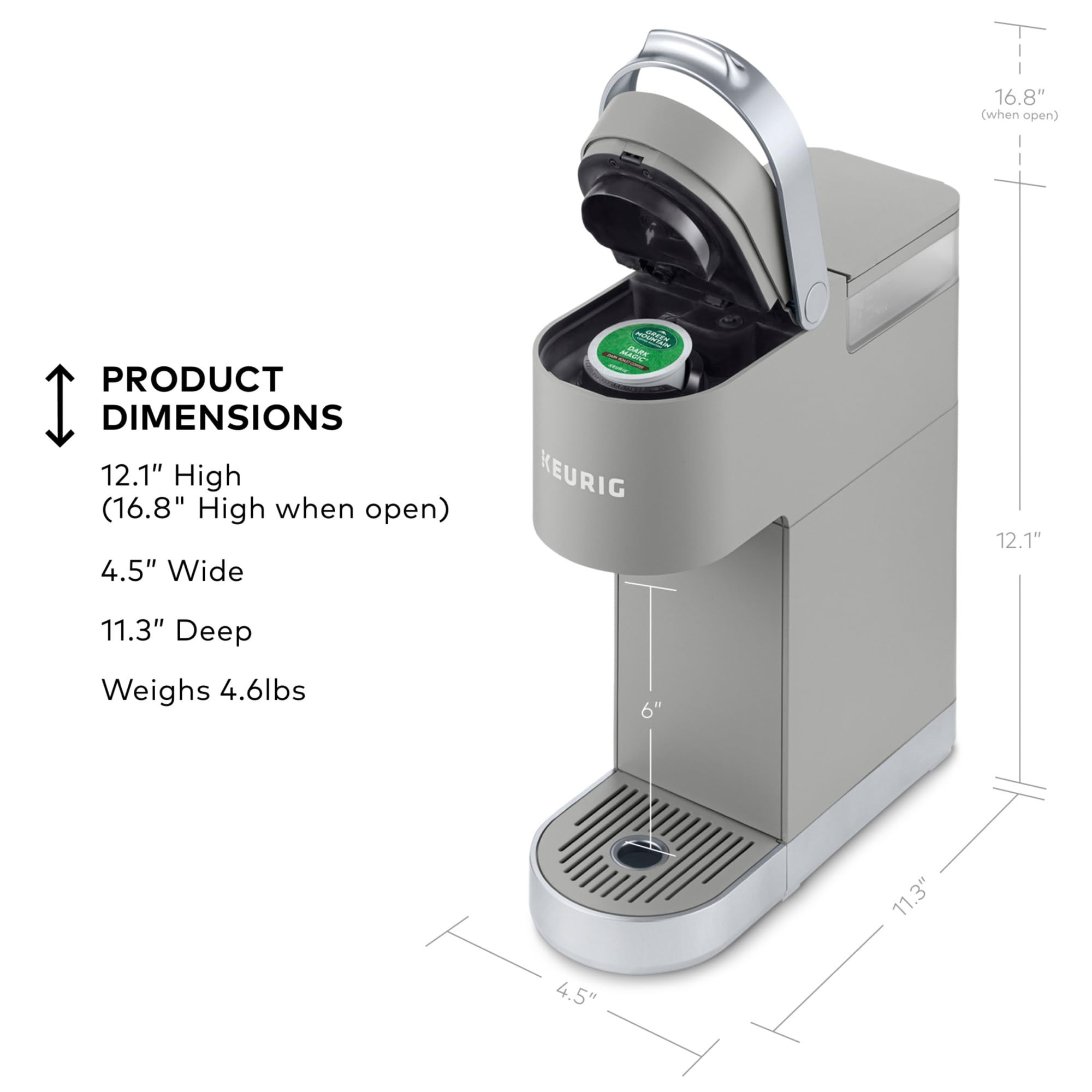 Keurig K-Mini Plus Single Serve K-Cup Pod Coffee Maker