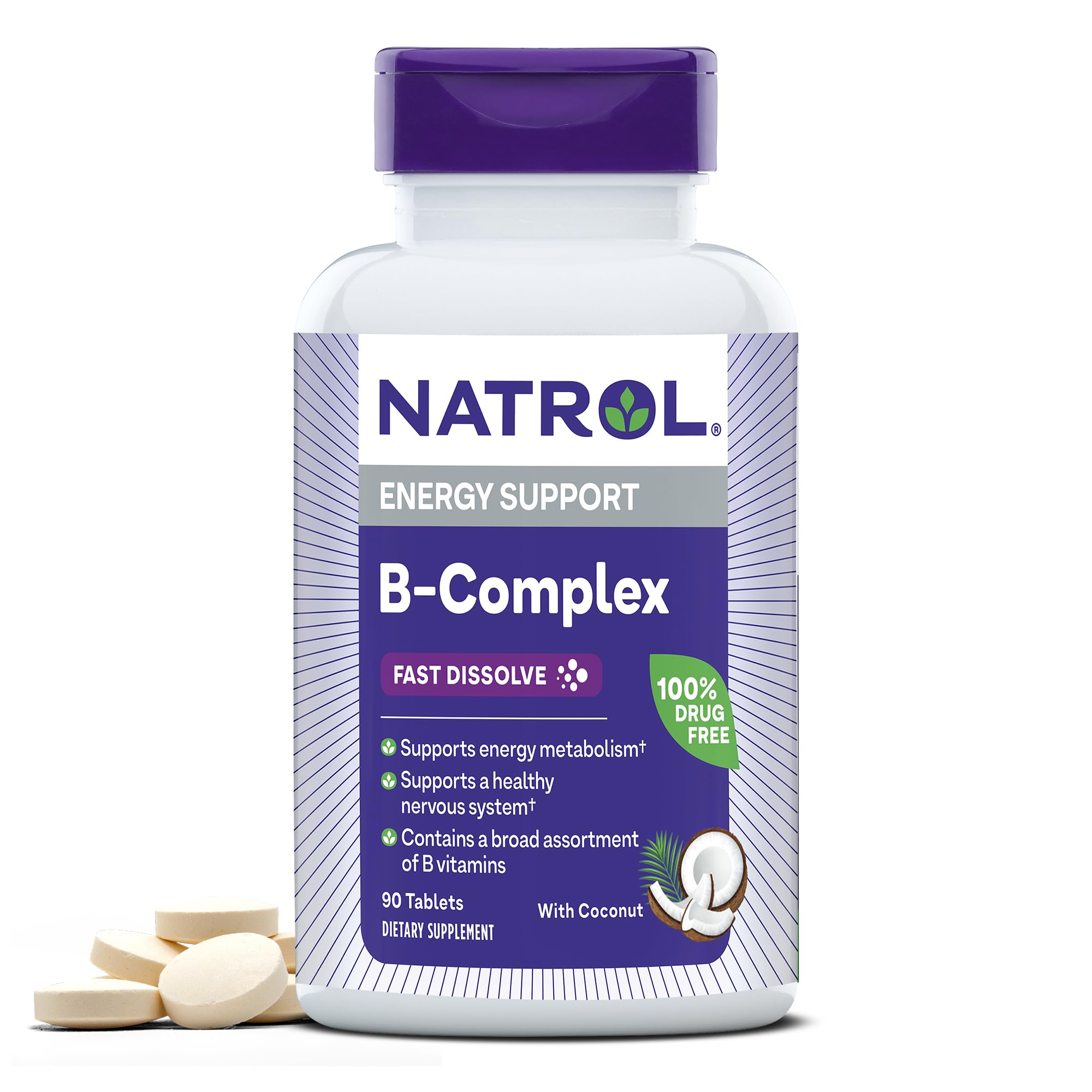 Natrol, B-Complex Fast Dissolve Tablets 90 Count