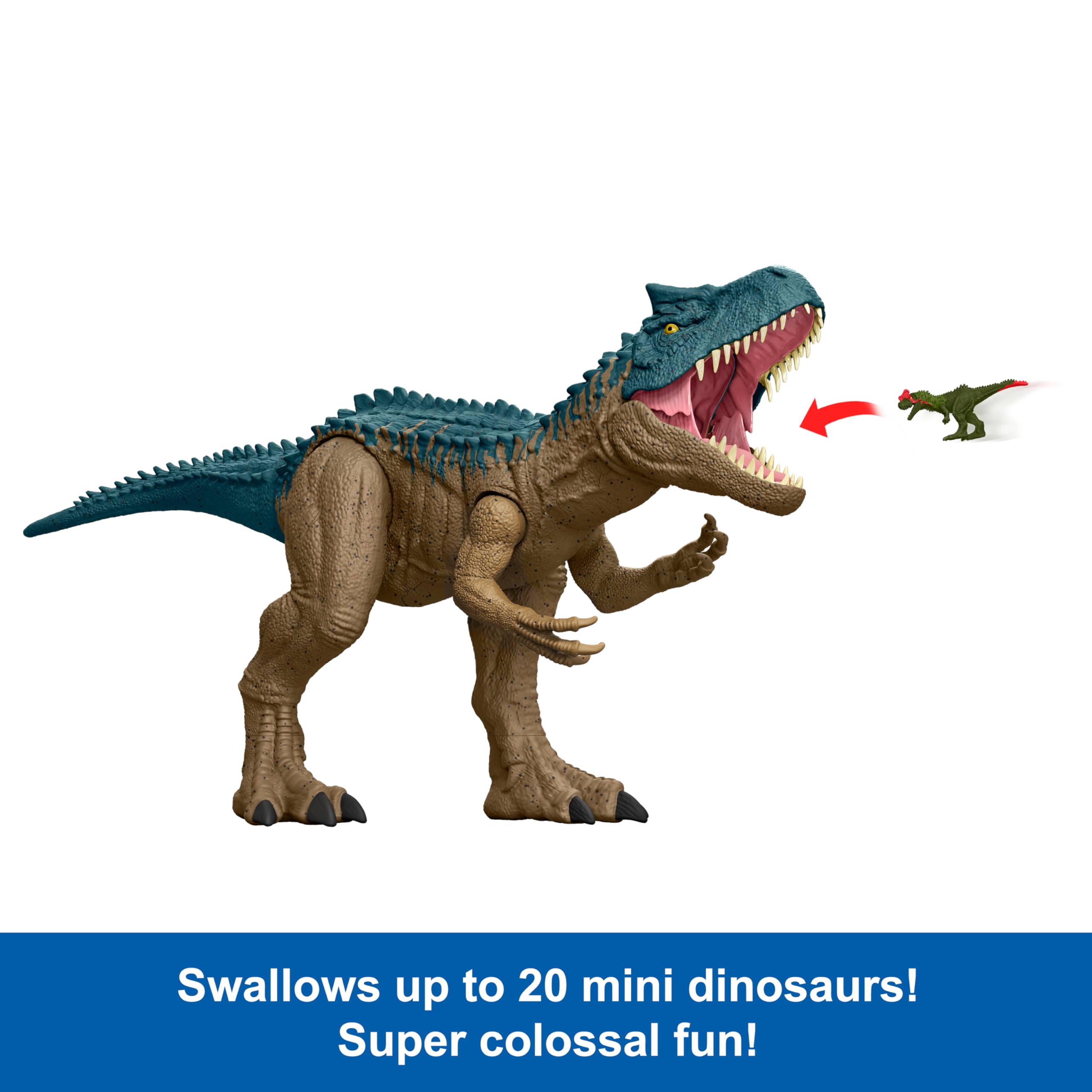 Mattel Jurassic World Super Colossal Giganotosaurus Dinosaur