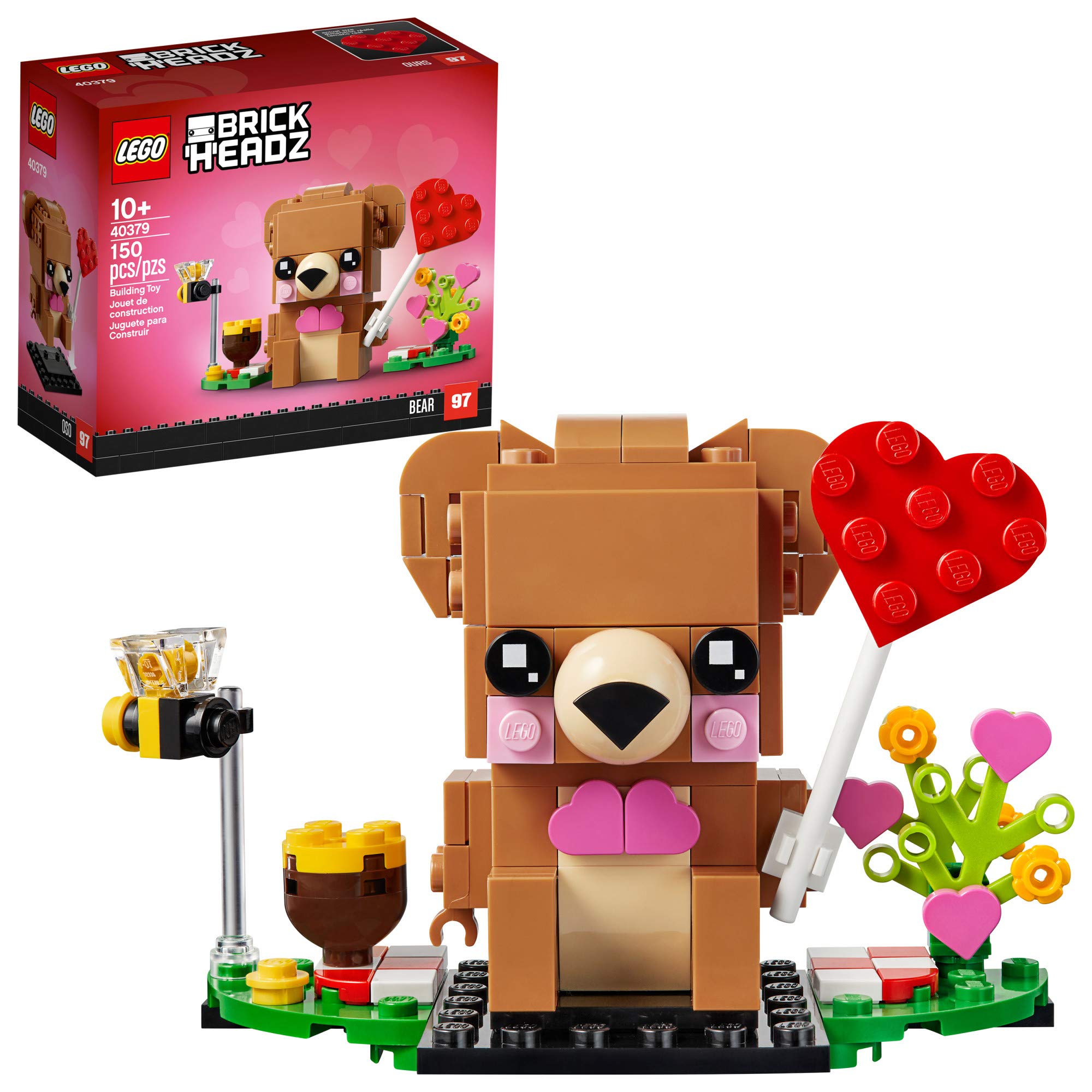 LEGO BrickHeadz Valentine's Bear 40379 (150 Pieces)