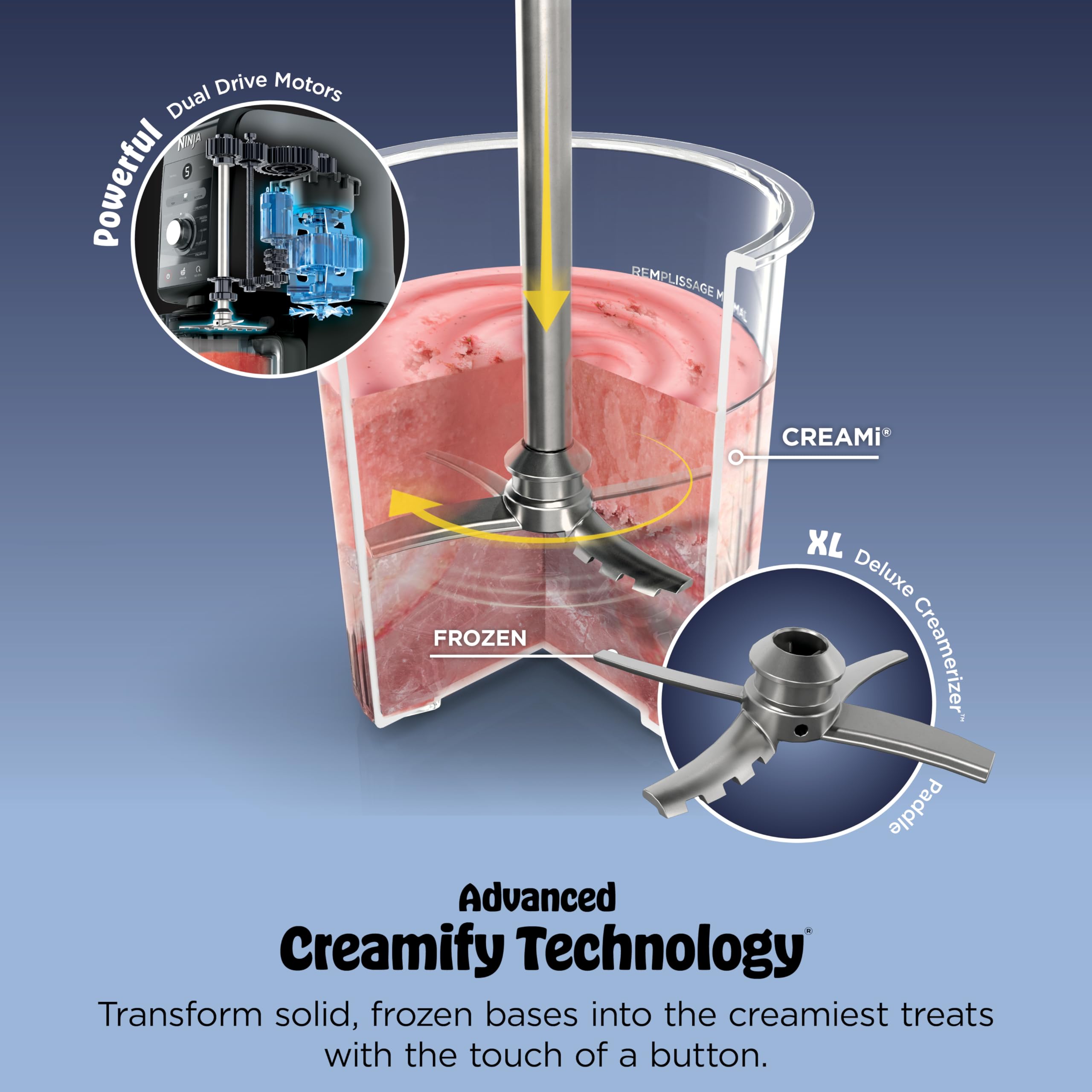 Ninja CREAMi Deluxe Ice Cream & Frozen Treat Maker 11 in 1