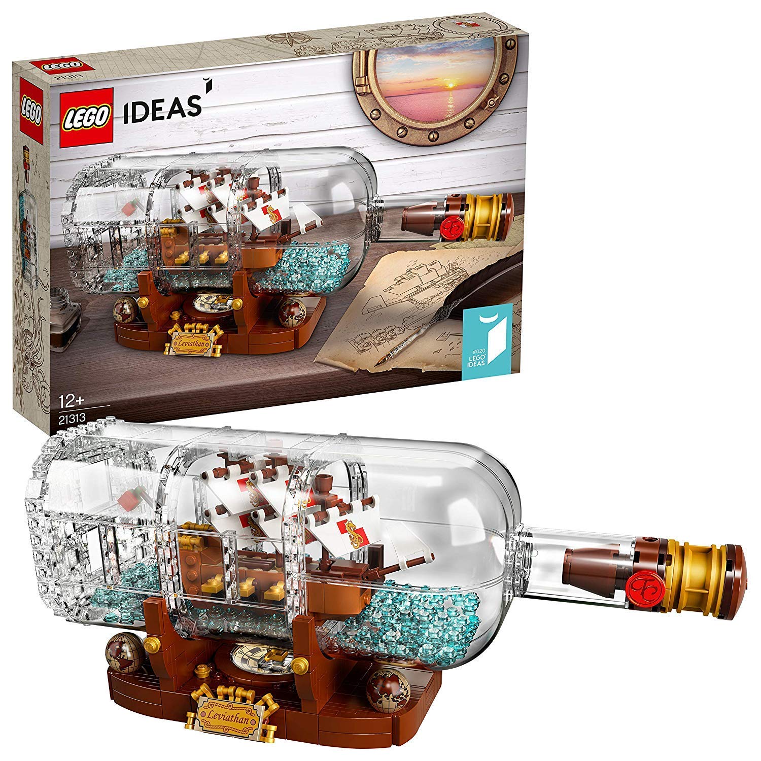 LEGO 21313 Ideas Ship in Bottle Construction