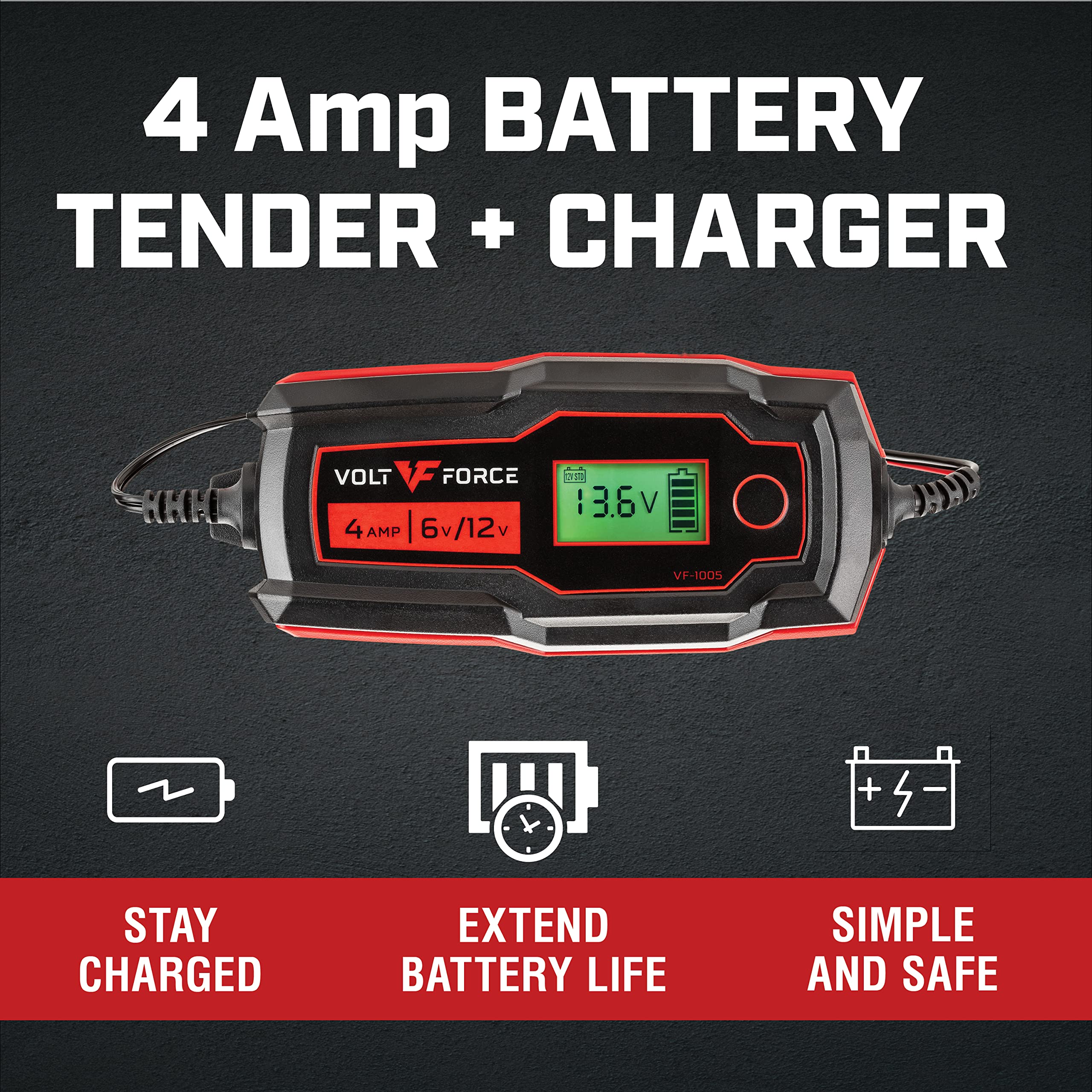 VoltForce Battery Charger and Maintainer