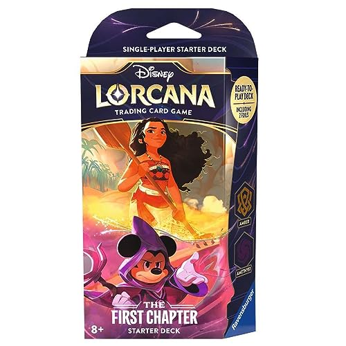 Ravensburger Disney Lorcana TCG: The First Chapter - Amber & Amethyst Single-Player Starter Deck
