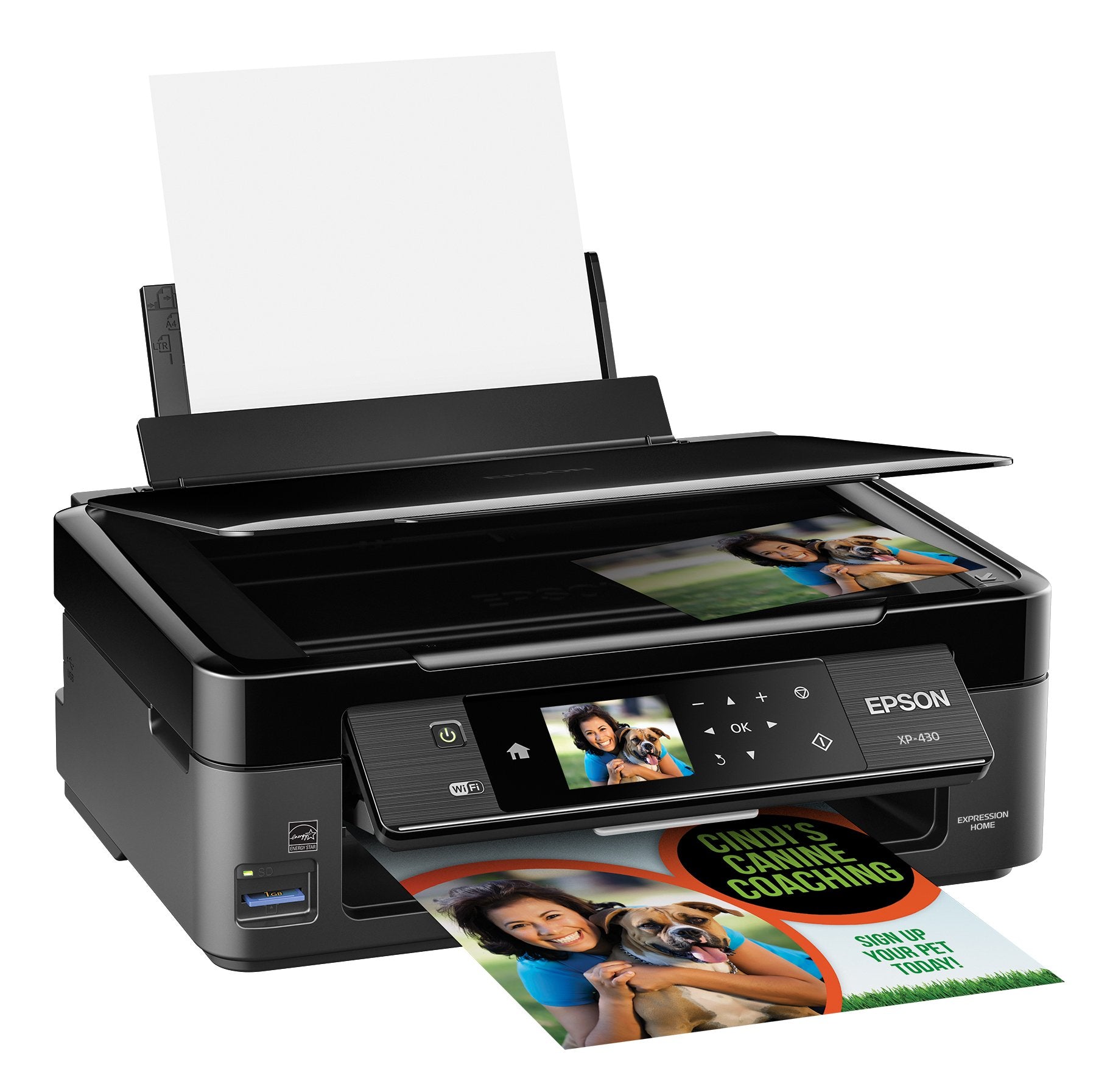 Epson Expression Home XP-430 Wireless Color Photo Printer with Scanner and Copier