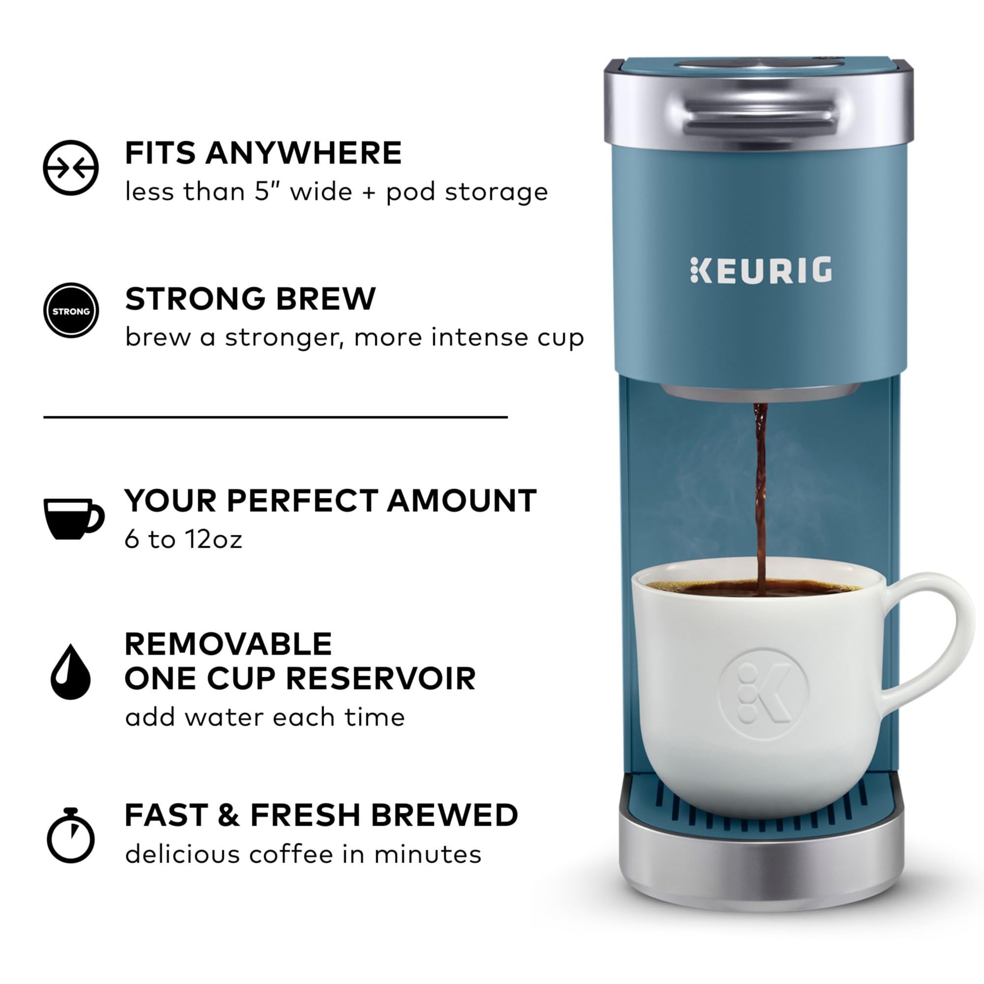 Keurig K-Mini Plus Single Serve K-Cup Pod Coffee Maker