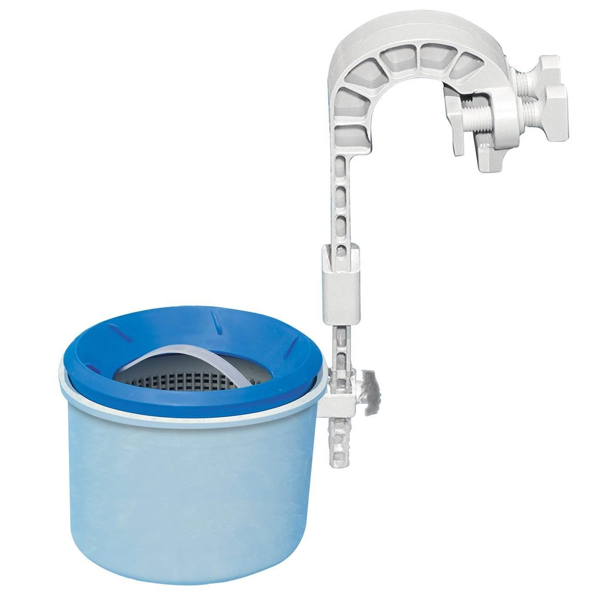 Intex Deluxe Wall Mounted Pool Surface Automatic Skimmer with Removable Strainer