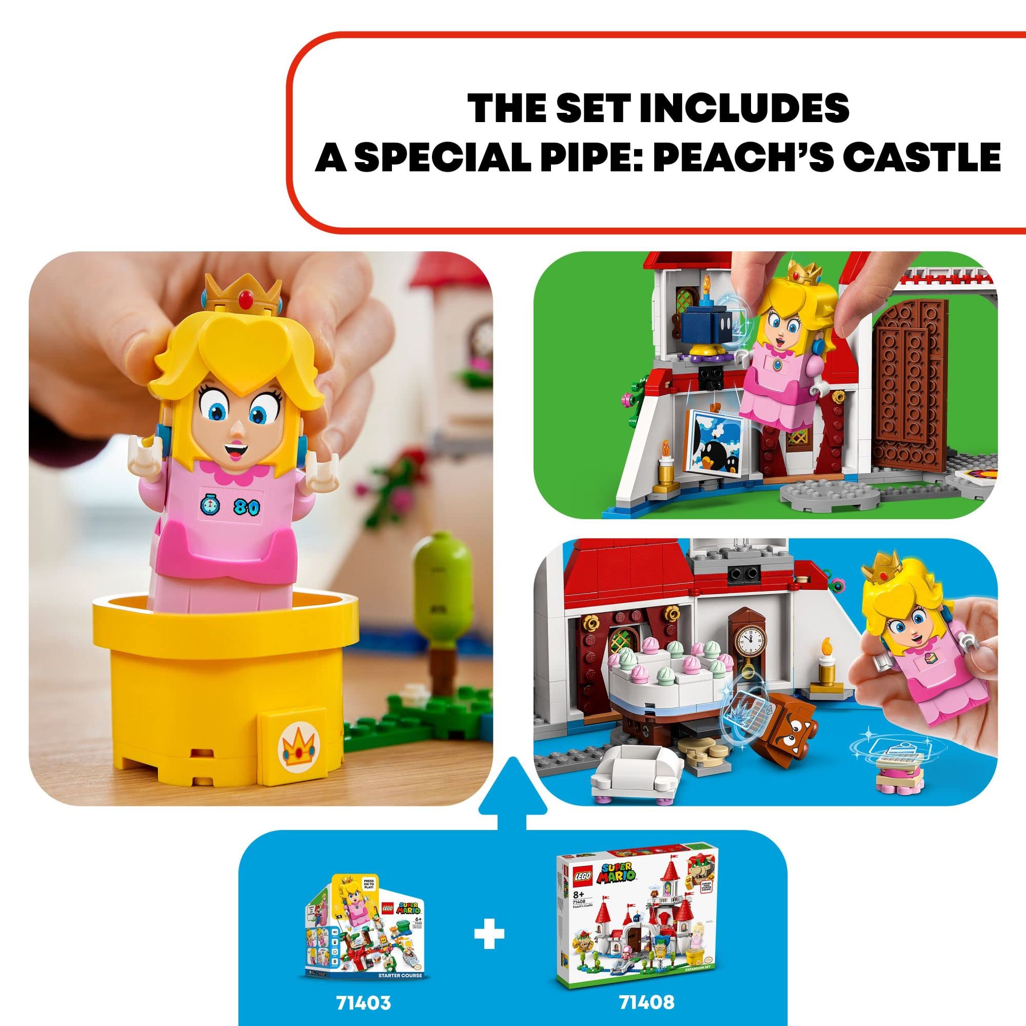 Lego Peach's Castle Expansion Set Super Mario