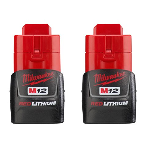 Milwaukee 48-11-2411 M12 12V 1.5 Ah Lithium-Ion Battery - 2 Pack
