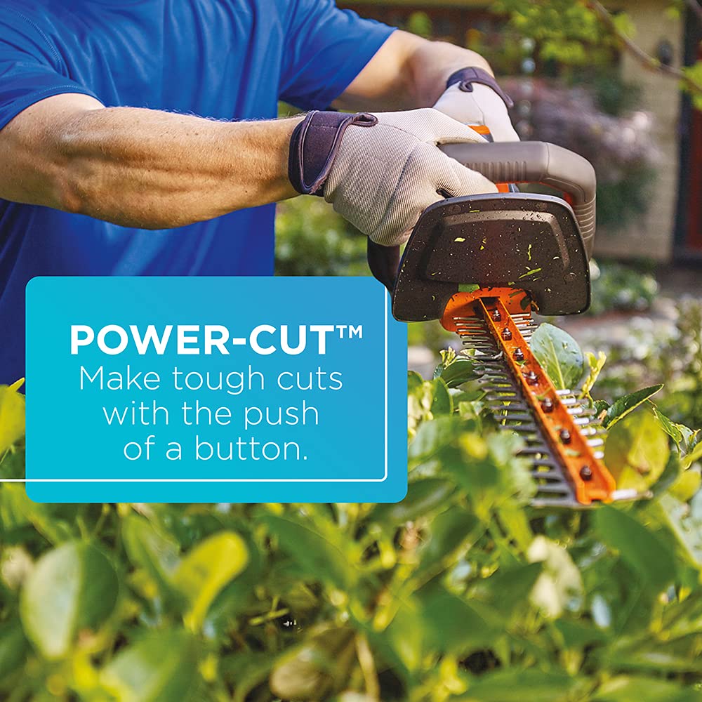 BLACK+DECKER 20V MAX* Cordless Hedge Trimmer with POWERCOMMAND Powercut