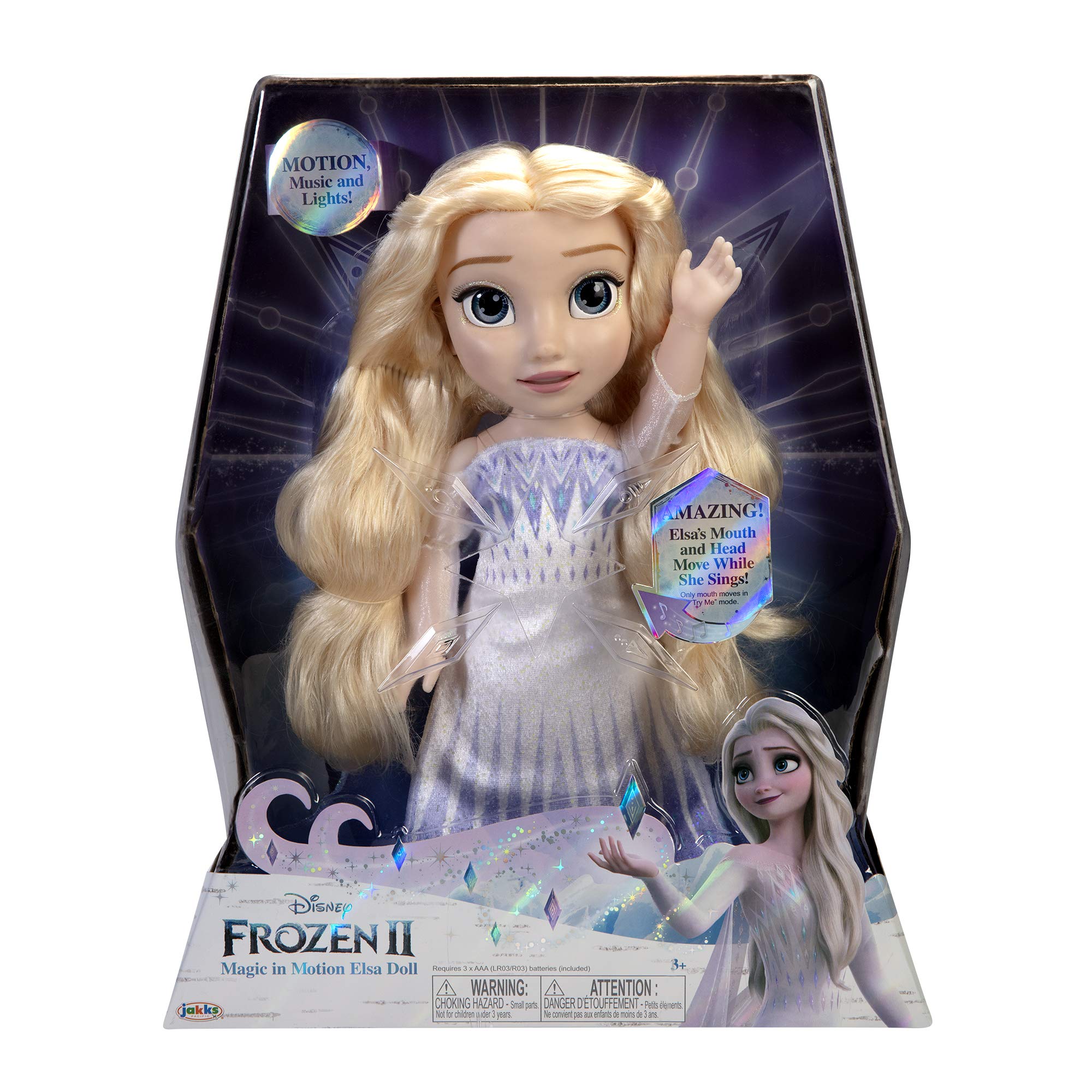 Disney Frozen 2 Feature Elsa Doll - Watch as Elsa's Lips Move as she Sings!