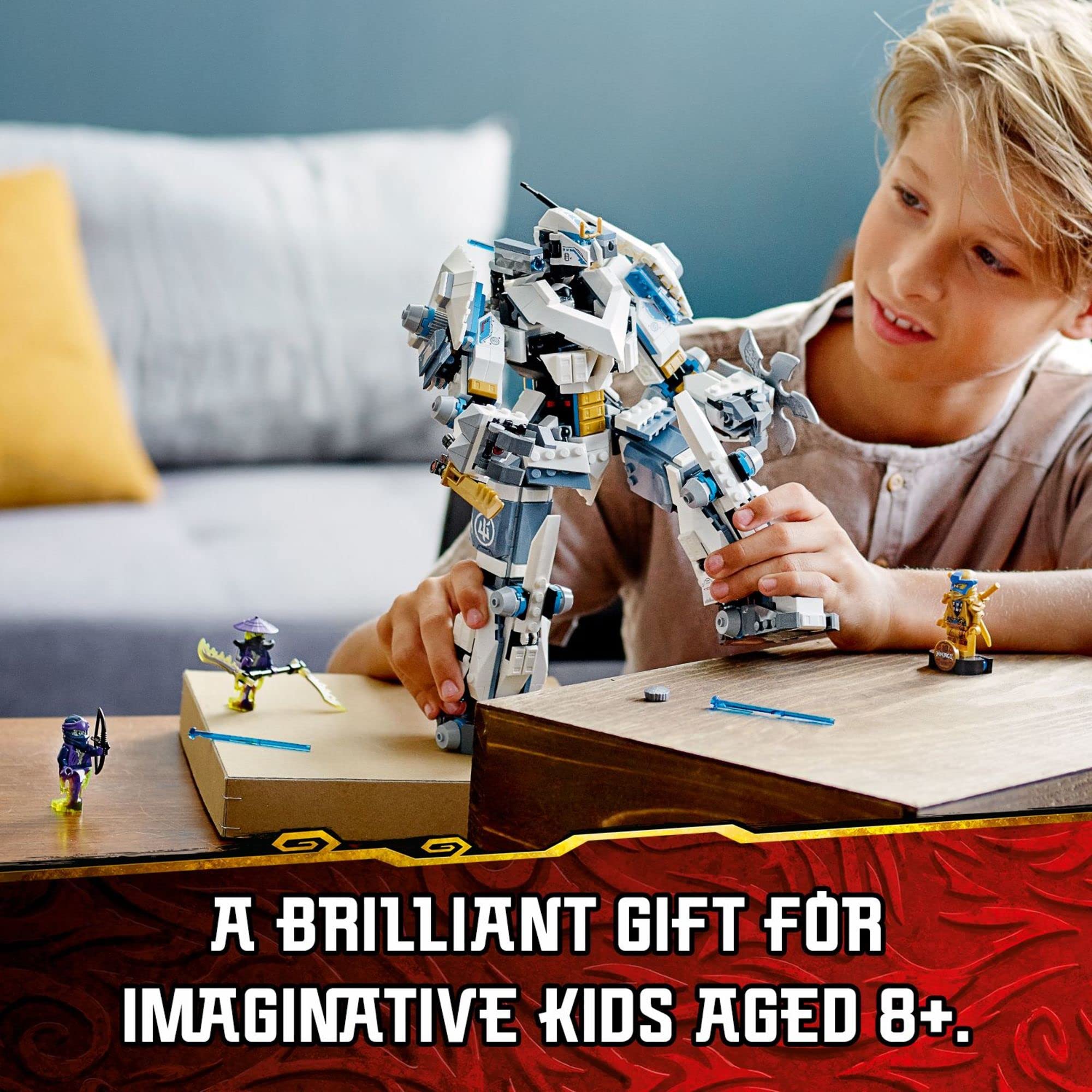 Lego Ninjago Zane's Titan Mech Battle 71738 (840 Pieces)