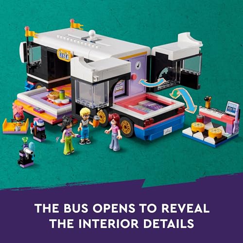 LEGO Friends Pop Star Music Tour Bus 42619