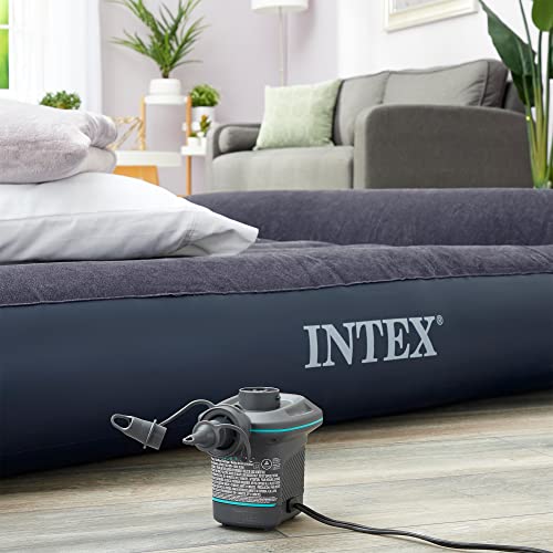Intex 120V Quick Fill AC Electric Air Pump w/ 3 Interconnected Nozzles (2 Pack)
