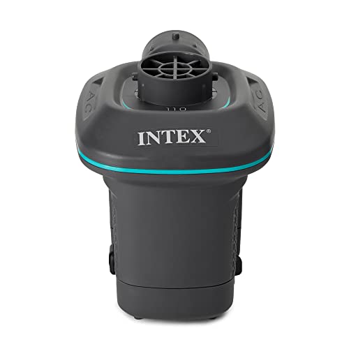 Intex 120V Quick Fill AC Electric Air Pump w/ 3 Interconnected Nozzles (2 Pack)