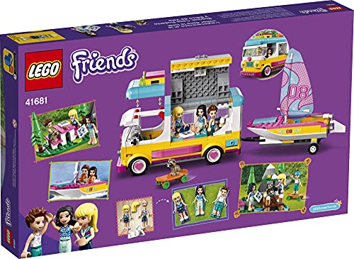 LEGO Friends Forest Camper Van and Sailboat 41681 (487 Pieces)
