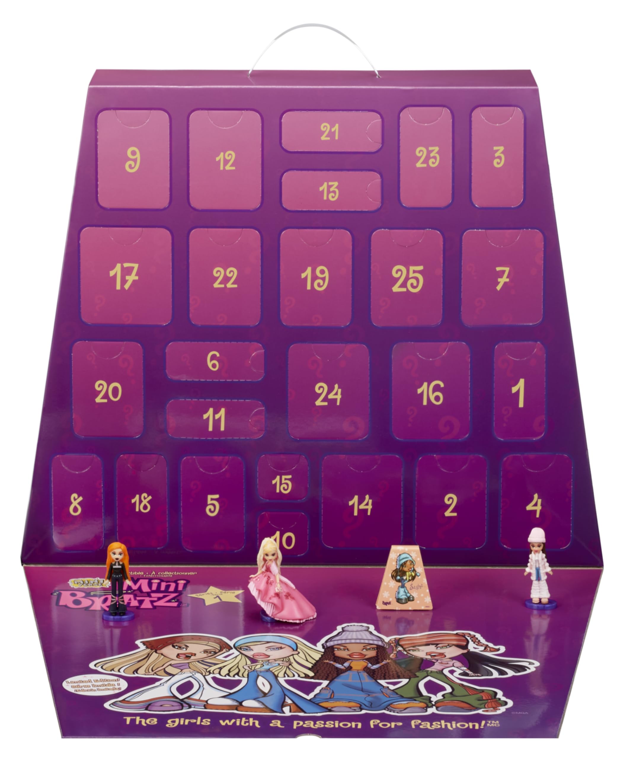 MGA's Miniverse Bratz Minis Advent Calendar - 25 Surprises, Y2K Nostalgia