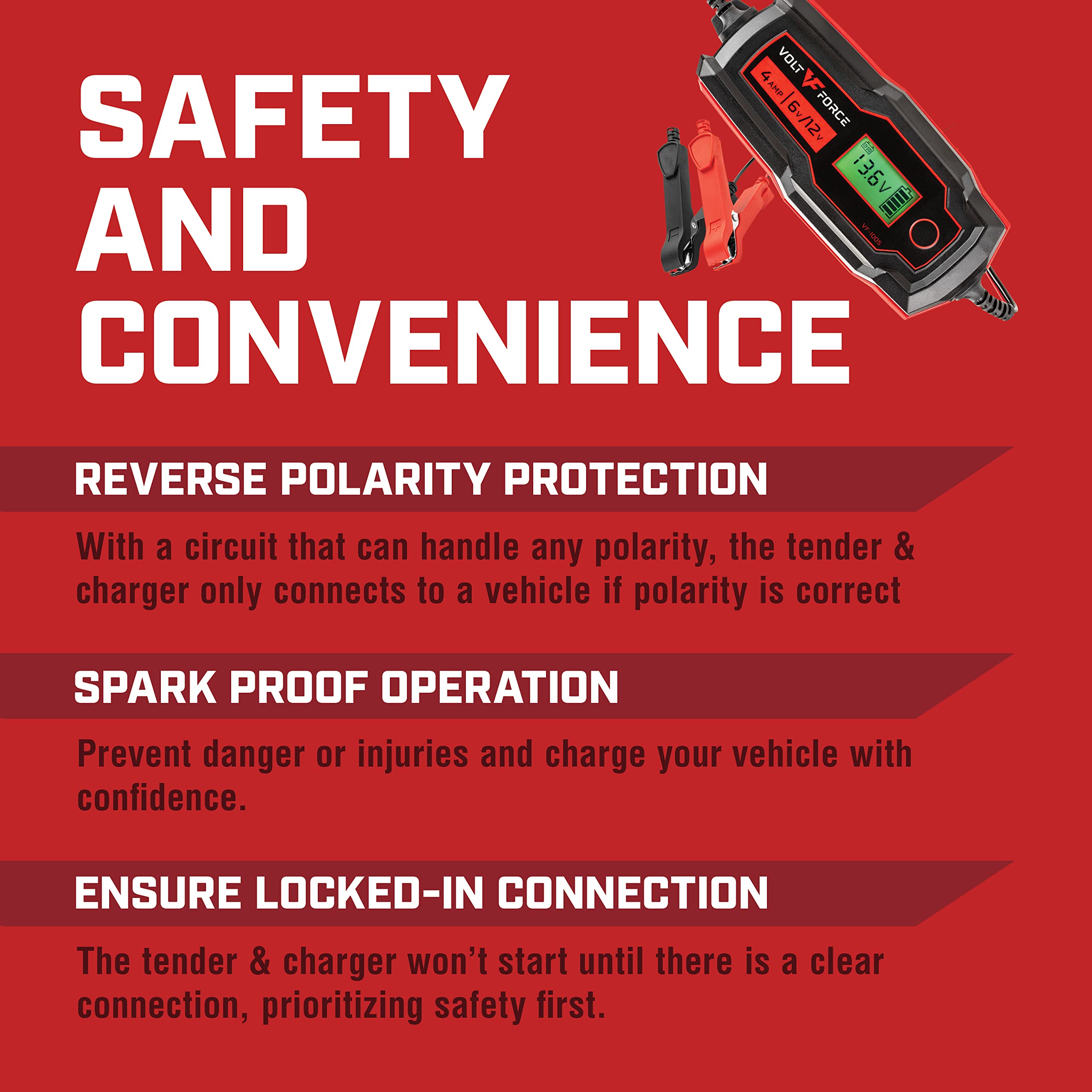 VoltForce Battery Charger and Maintainer