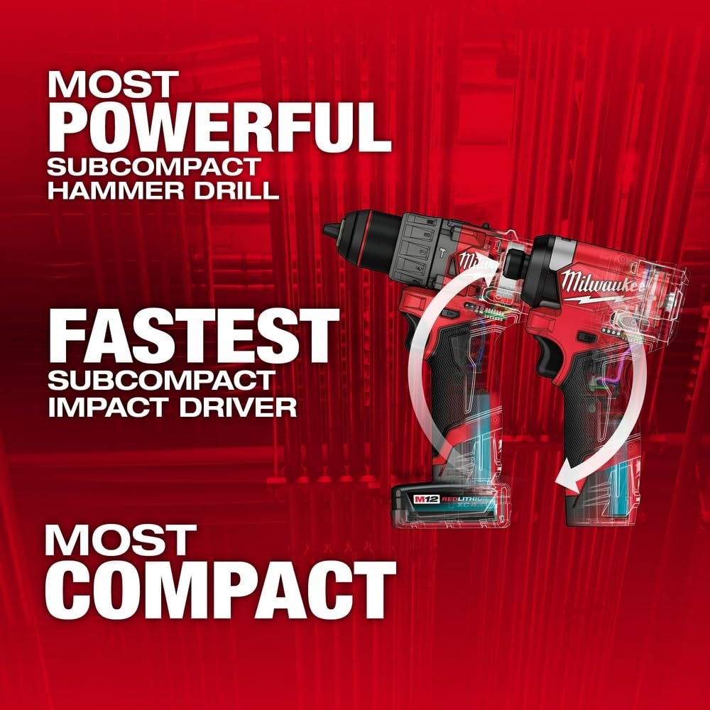 Milwaukee M12 Fuel 2-Tool Combo KIT