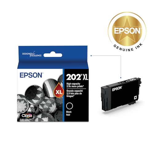 Epson T202XL Cyan Claria High-Capacity Ink Cartridge - Cyan Ink